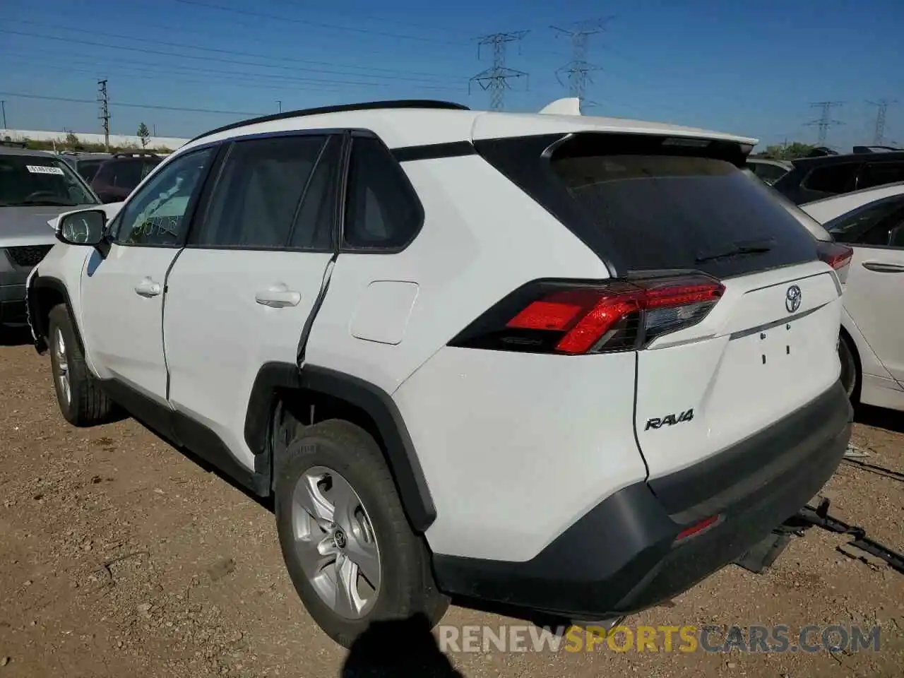 3 Photograph of a damaged car 2T3W1RFVXMW161830 TOYOTA RAV4 2021