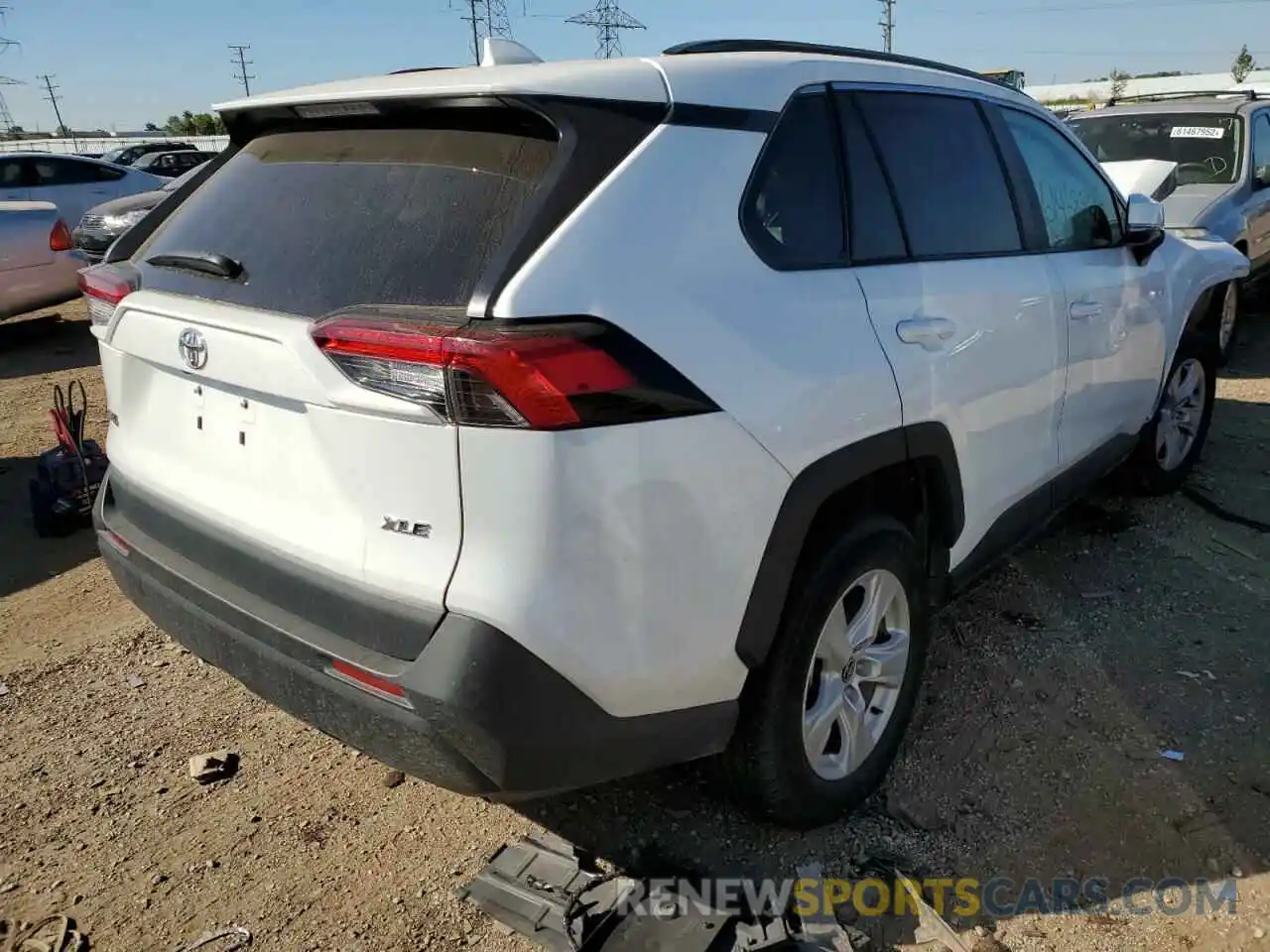 4 Photograph of a damaged car 2T3W1RFVXMW161830 TOYOTA RAV4 2021