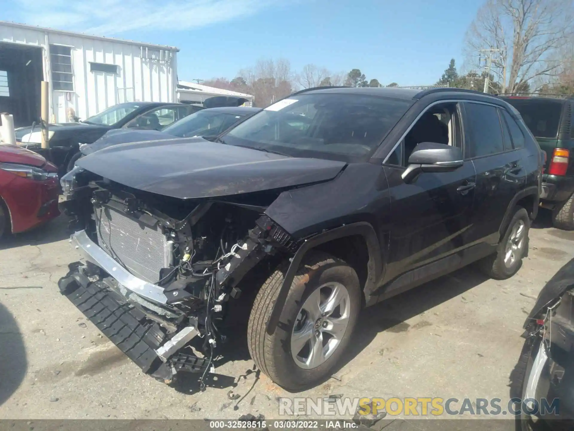 2 Photograph of a damaged car 2T3W1RFVXMW172925 TOYOTA RAV4 2021