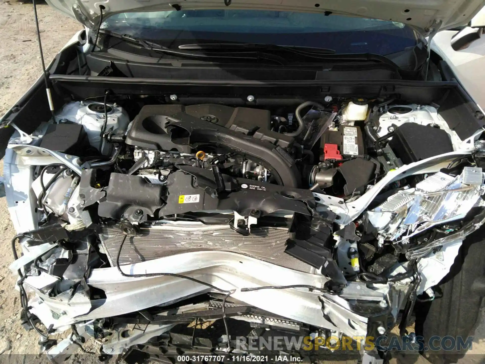 10 Фотография поврежденного автомобиля 2T3Y1RFV1MW155634 TOYOTA RAV4 2021