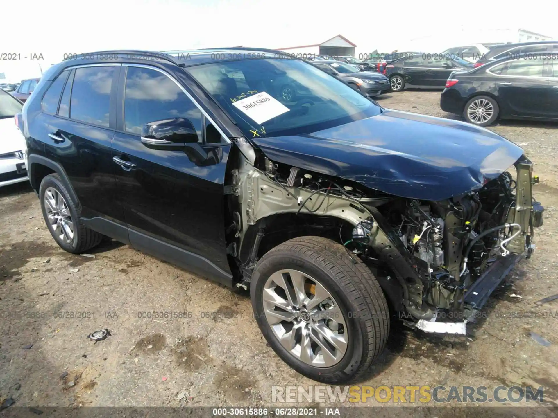 1 Photograph of a damaged car 2T3Y1RFV3MC139663 TOYOTA RAV4 2021