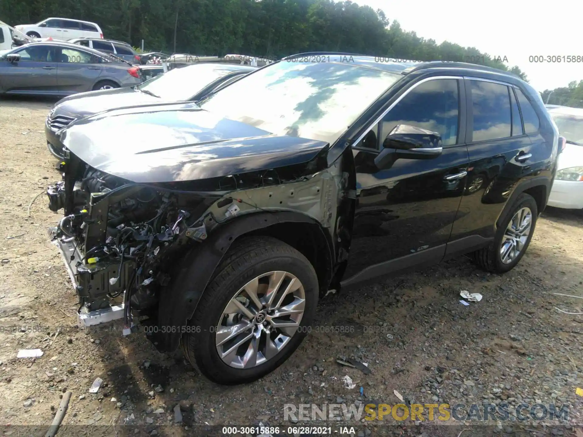 2 Photograph of a damaged car 2T3Y1RFV3MC139663 TOYOTA RAV4 2021