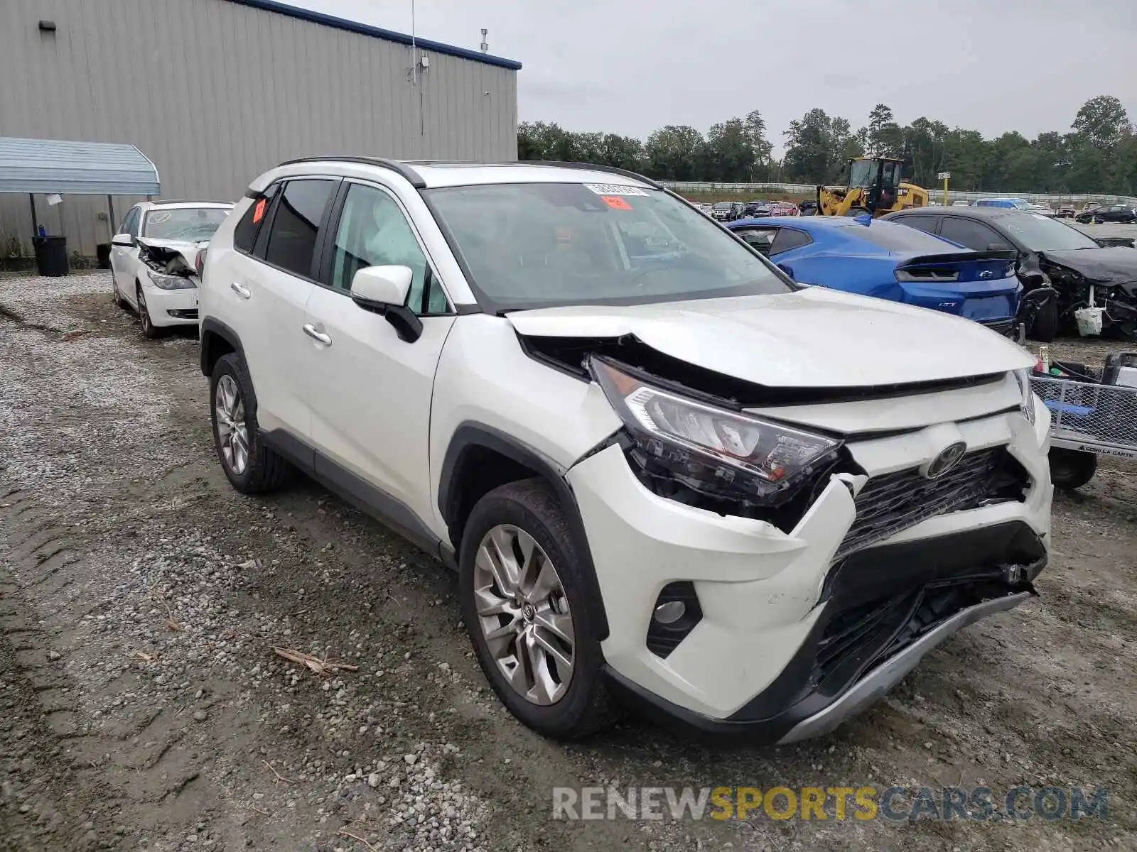 1 Photograph of a damaged car 2T3Y1RFV4MW123146 TOYOTA RAV4 2021