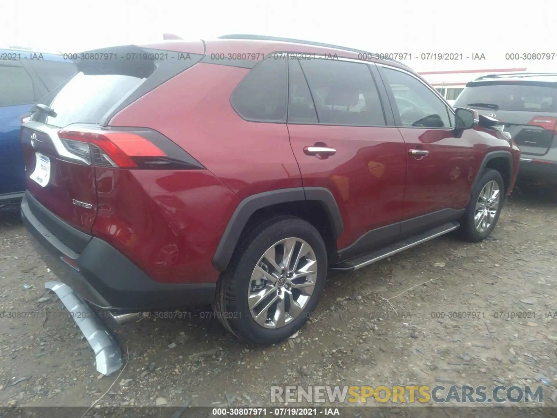 4 Фотография поврежденного автомобиля 2T3Y1RFV6MW147710 TOYOTA RAV4 2021