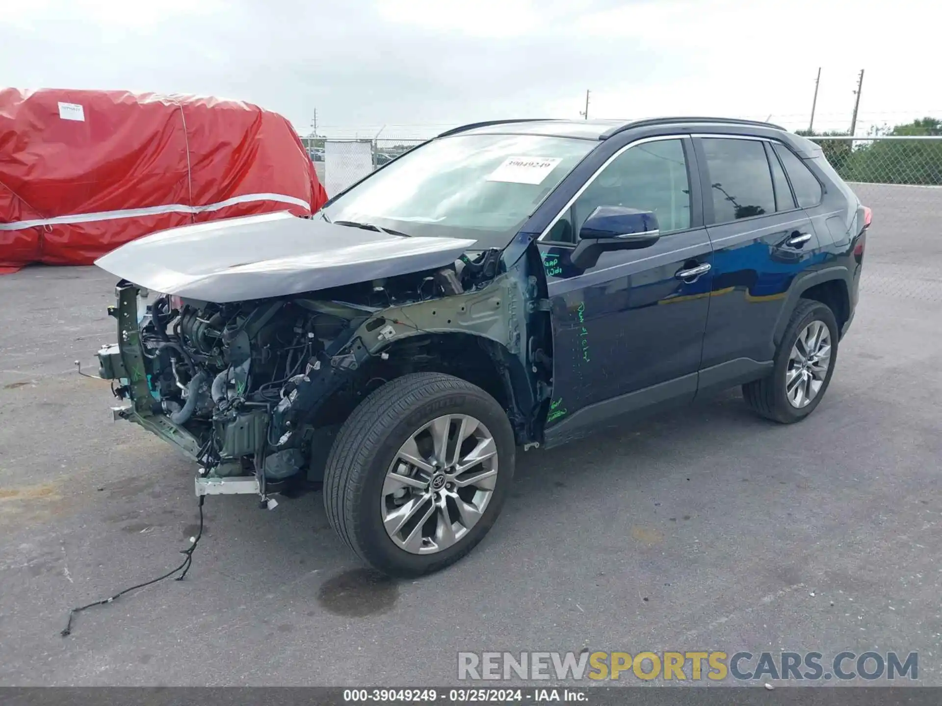 2 Photograph of a damaged car 2T3Y1RFV7MW159963 TOYOTA RAV4 2021