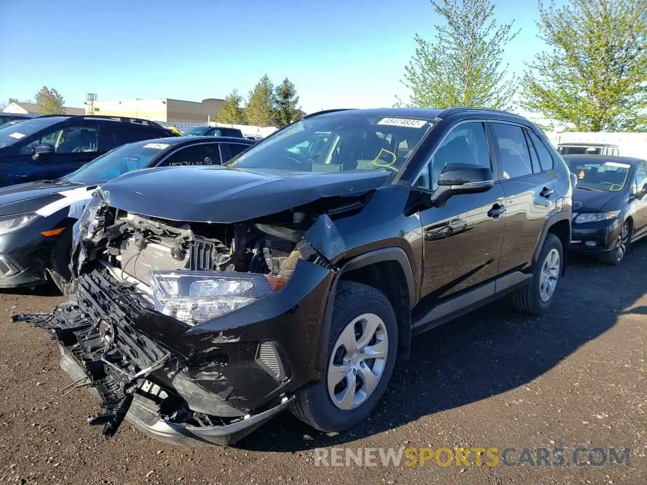 2 Photograph of a damaged car 2T3Z1RFV1MW184667 TOYOTA RAV4 2021