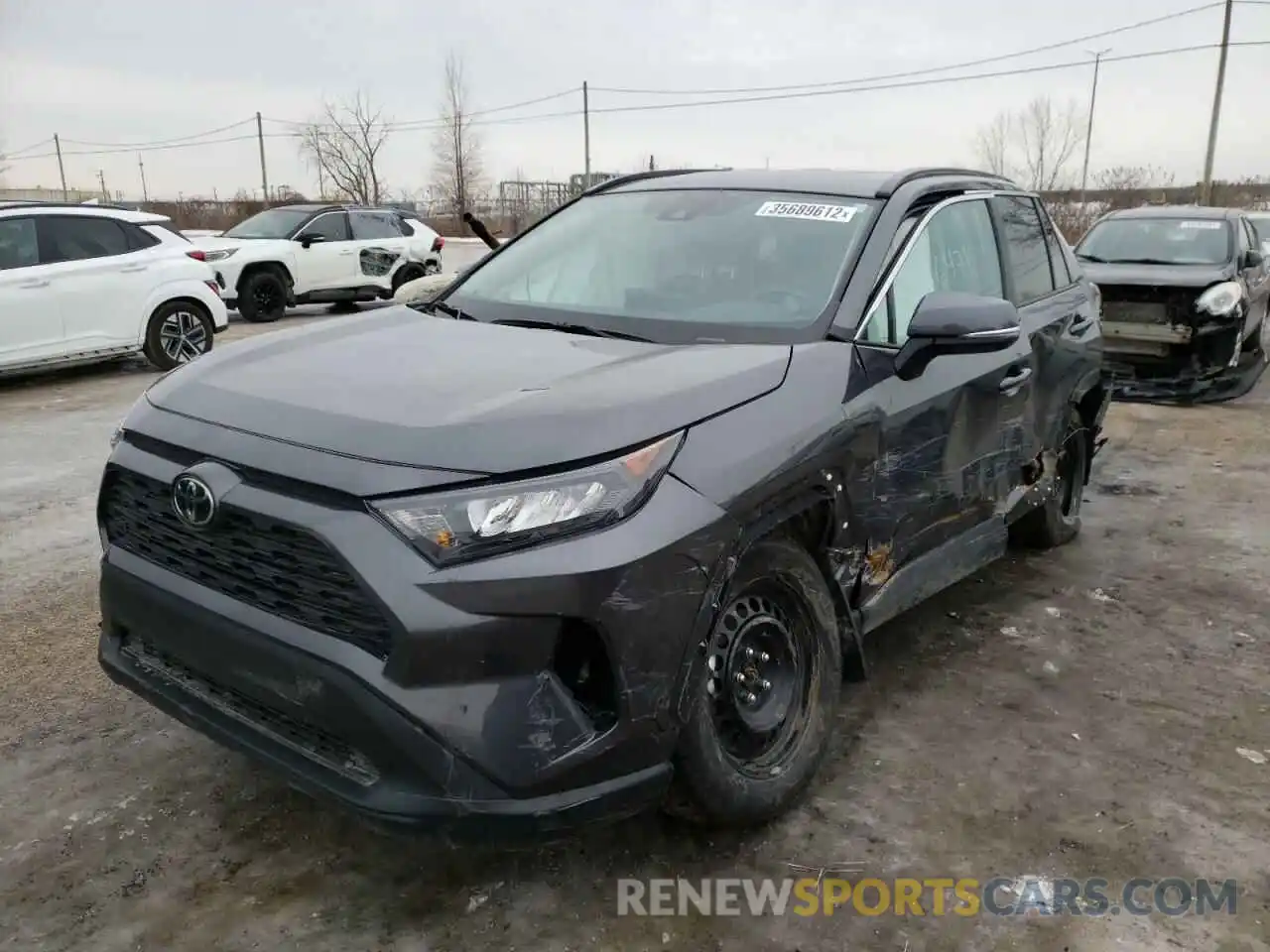 2 Фотография поврежденного автомобиля 2T3Z1RFV5MW153714 TOYOTA RAV4 2021