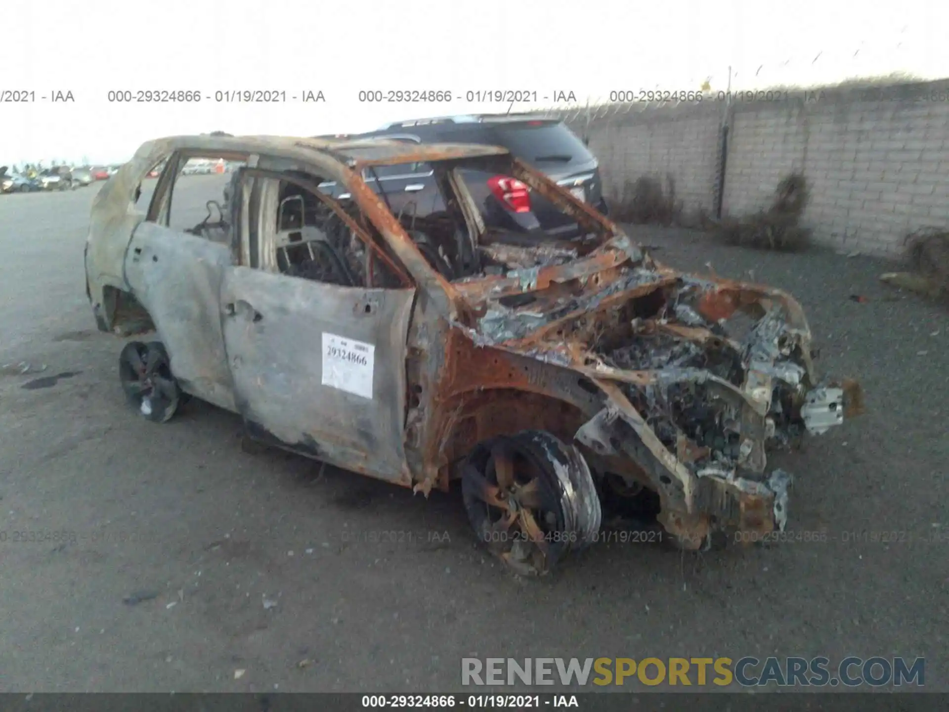 1 Photograph of a damaged car 4T3B6RFV0MU006123 TOYOTA RAV4 2021