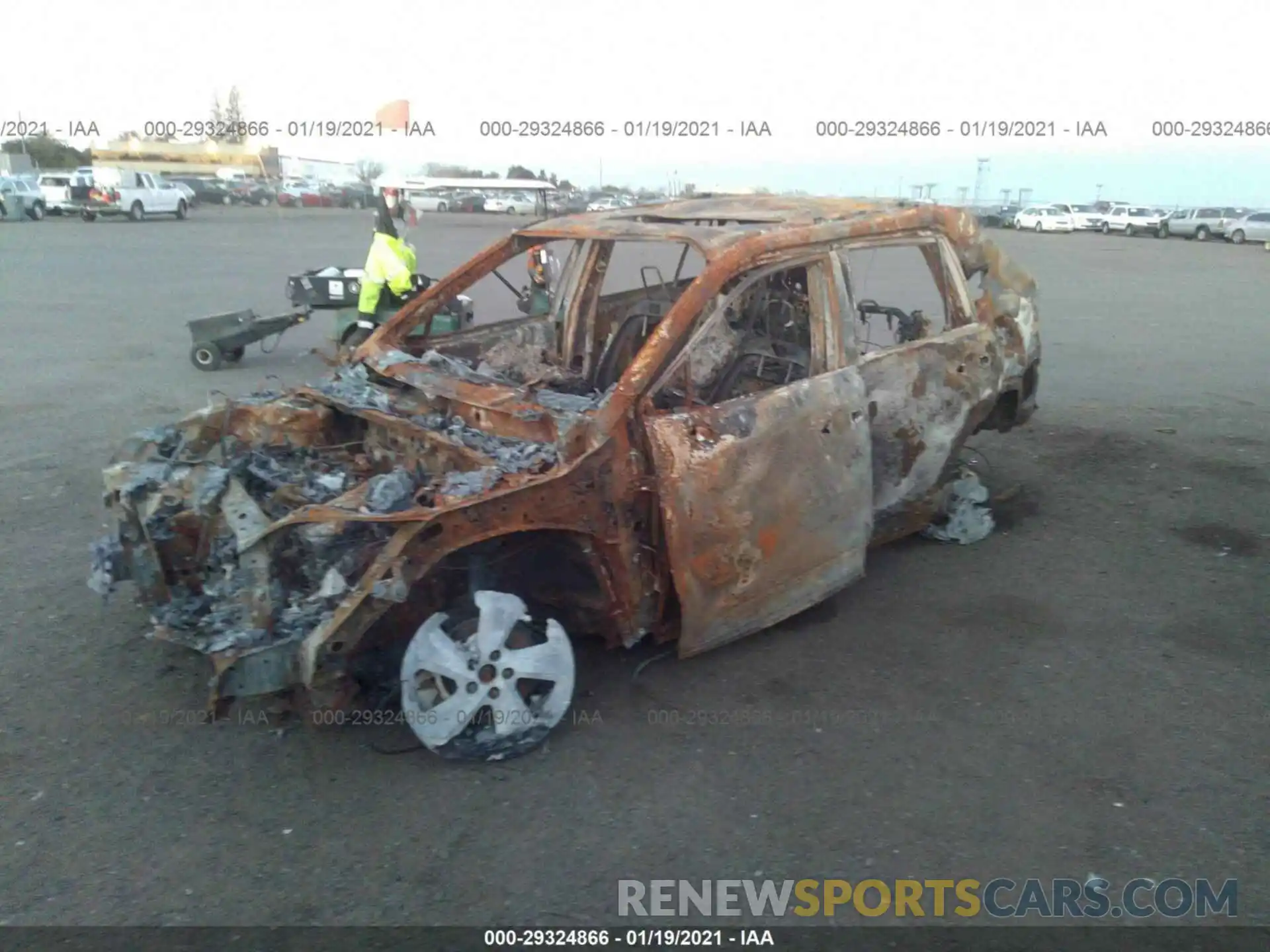 2 Photograph of a damaged car 4T3B6RFV0MU006123 TOYOTA RAV4 2021