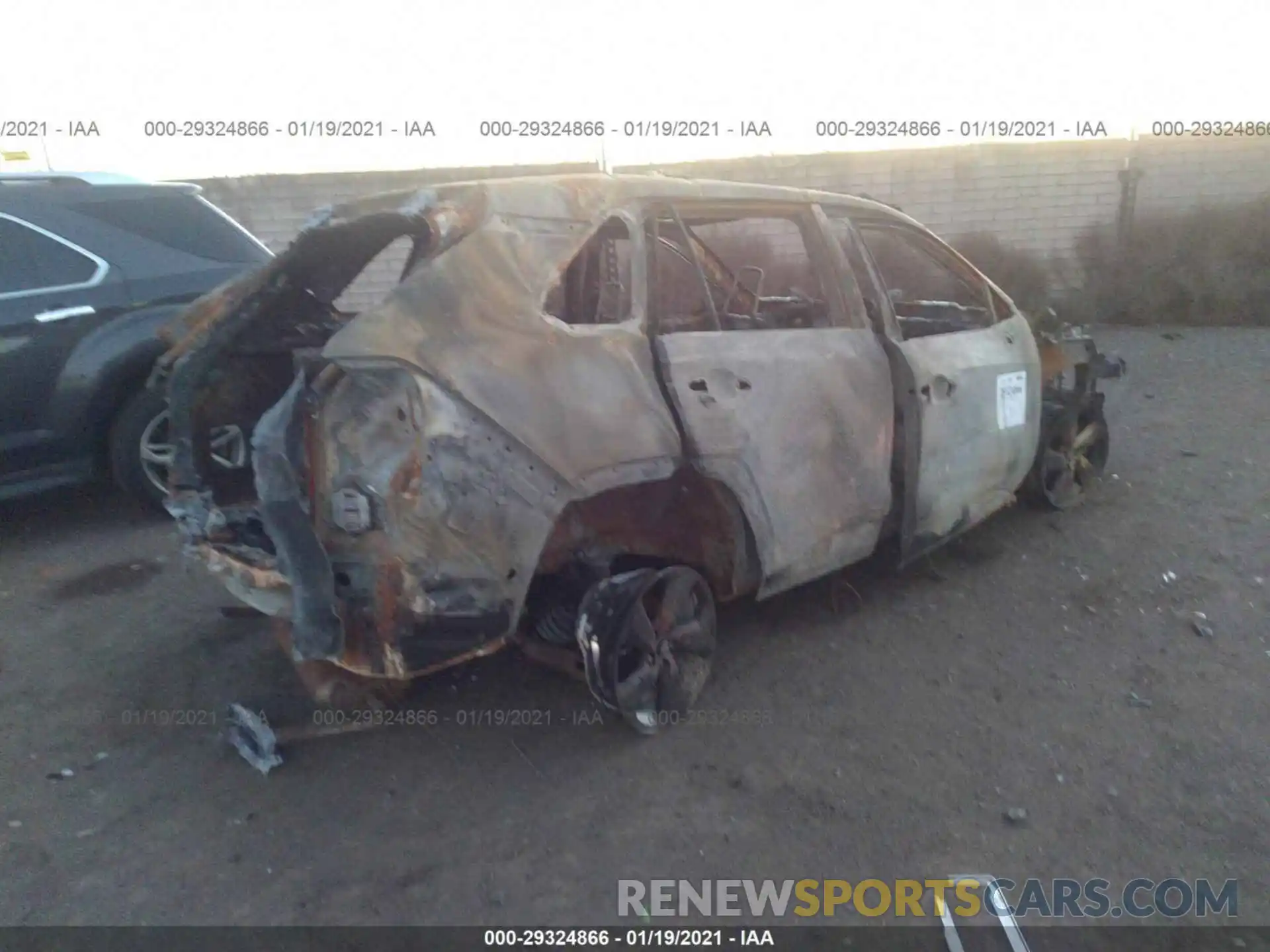 4 Photograph of a damaged car 4T3B6RFV0MU006123 TOYOTA RAV4 2021