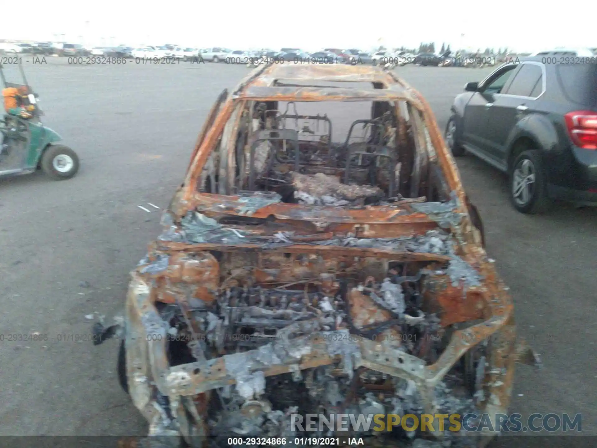 6 Photograph of a damaged car 4T3B6RFV0MU006123 TOYOTA RAV4 2021