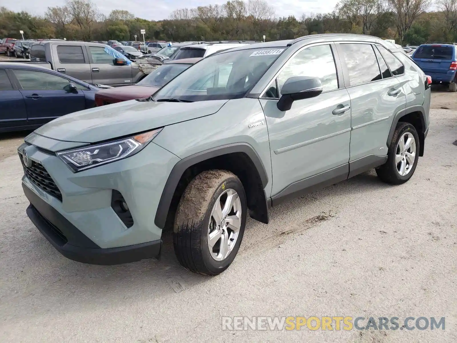 2 Photograph of a damaged car 4T3B6RFV0MU019390 TOYOTA RAV4 2021