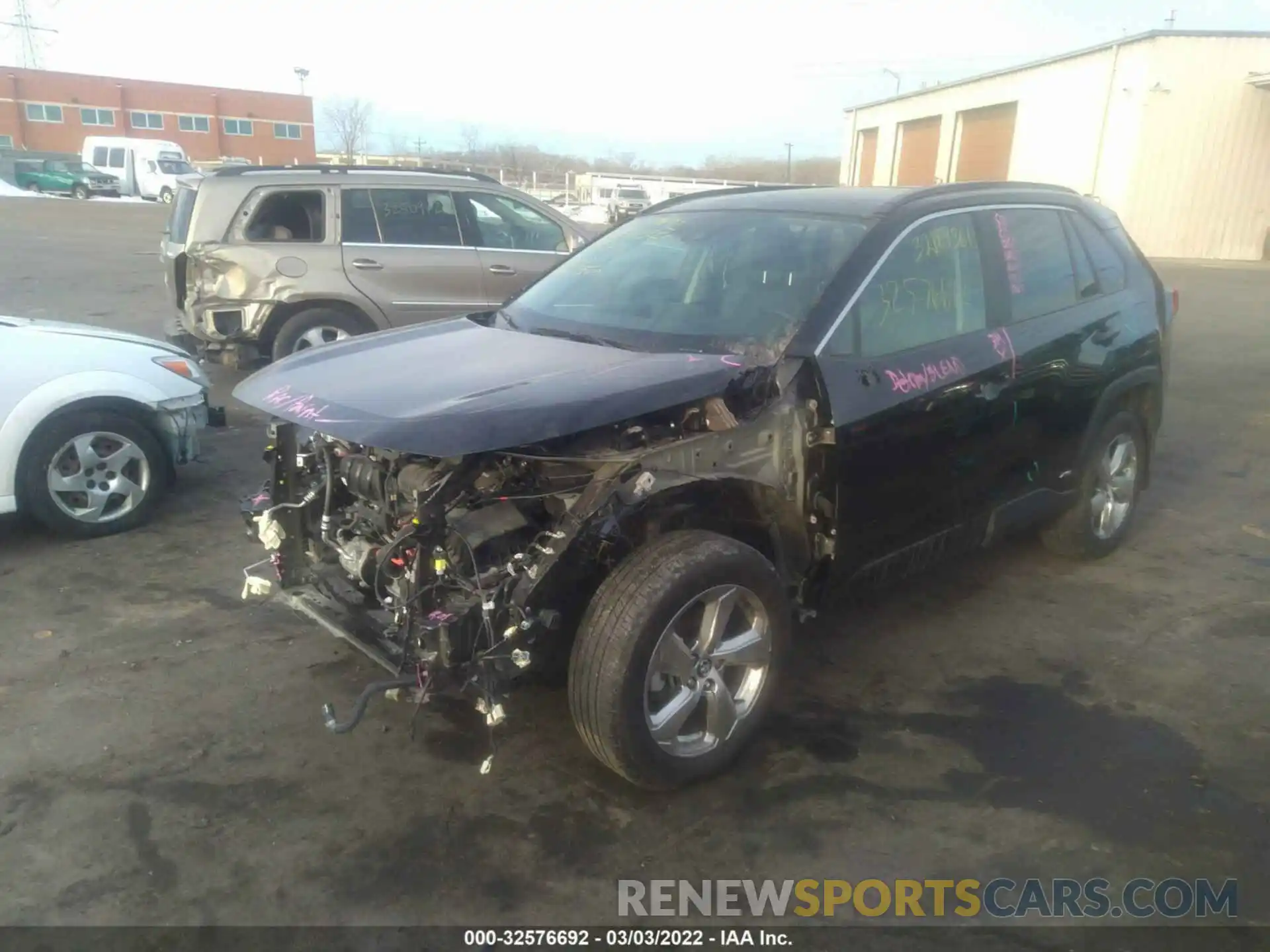 2 Photograph of a damaged car 4T3B6RFV0MU022225 TOYOTA RAV4 2021