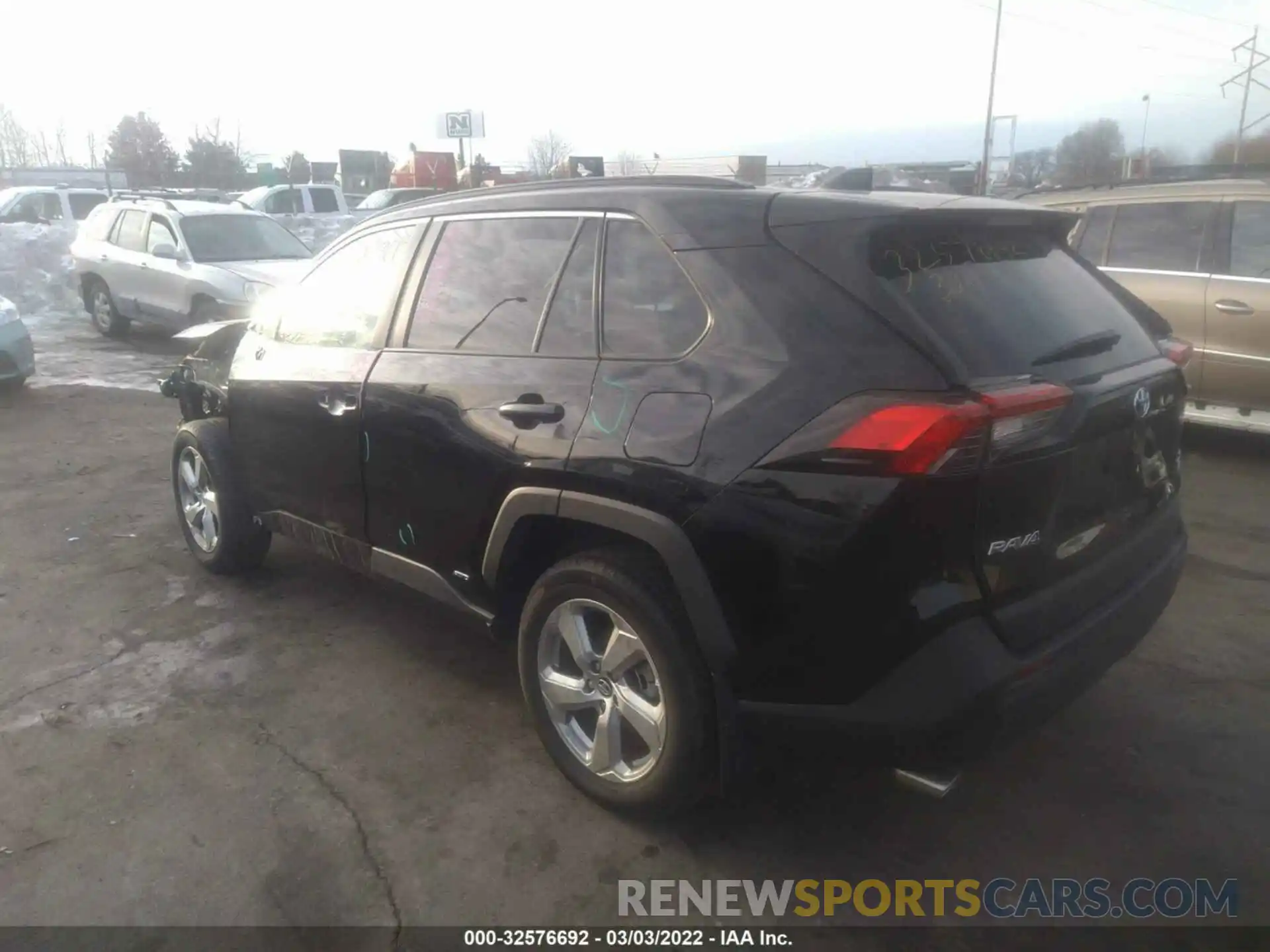 3 Photograph of a damaged car 4T3B6RFV0MU022225 TOYOTA RAV4 2021