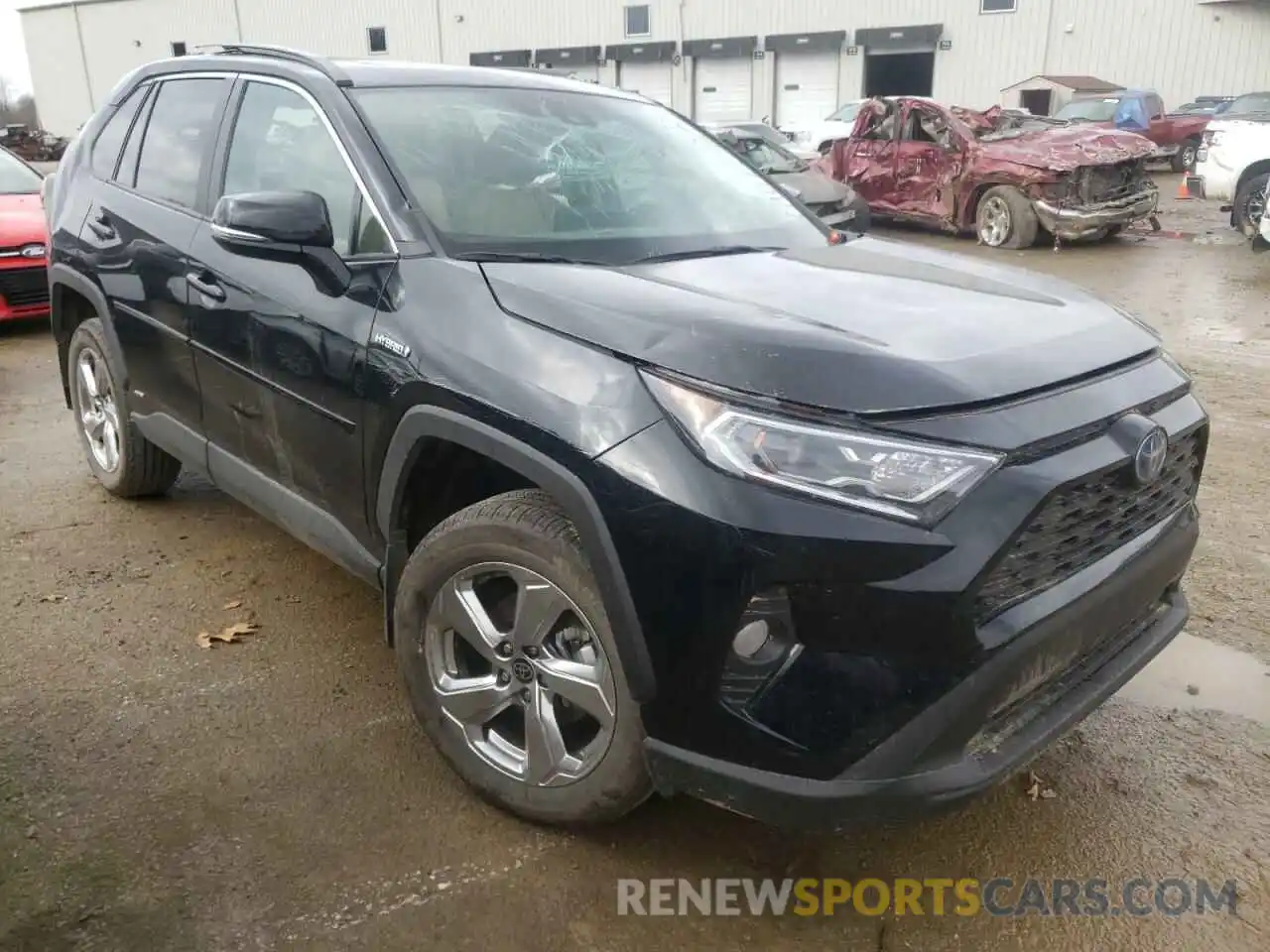 1 Photograph of a damaged car 4T3B6RFV0MU038859 TOYOTA RAV4 2021