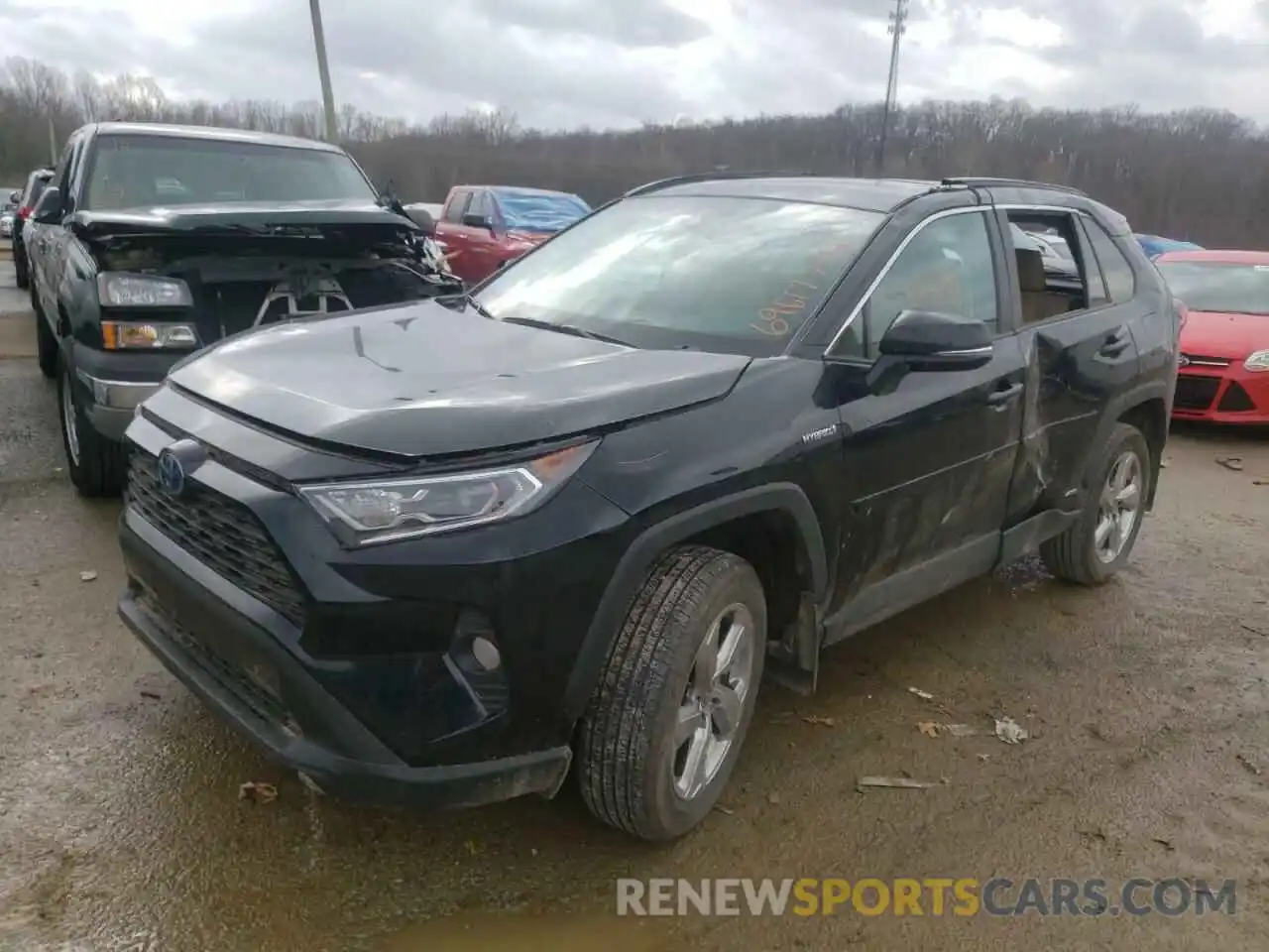 2 Photograph of a damaged car 4T3B6RFV0MU038859 TOYOTA RAV4 2021