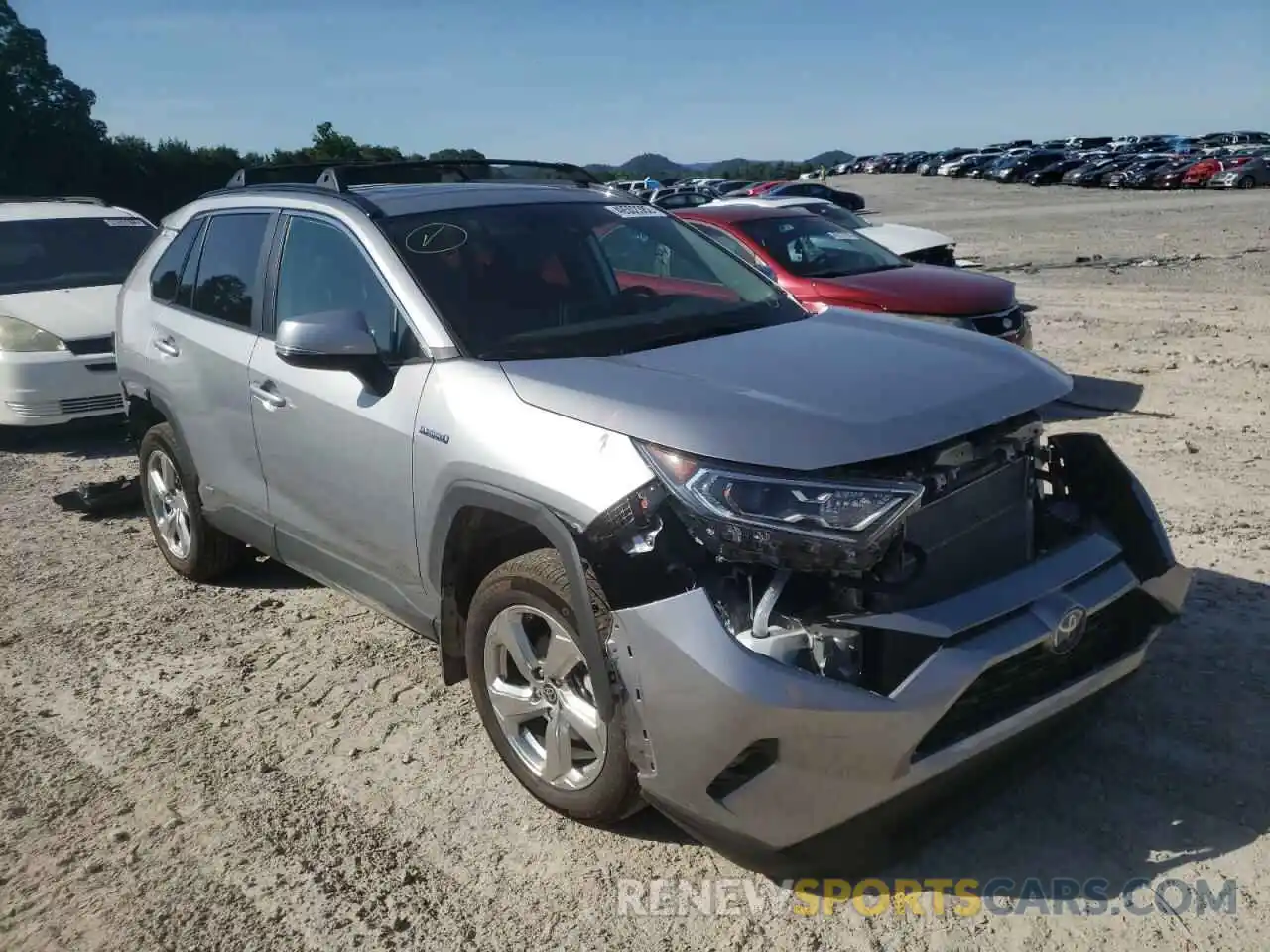 1 Photograph of a damaged car 4T3B6RFV0MU059758 TOYOTA RAV4 2021