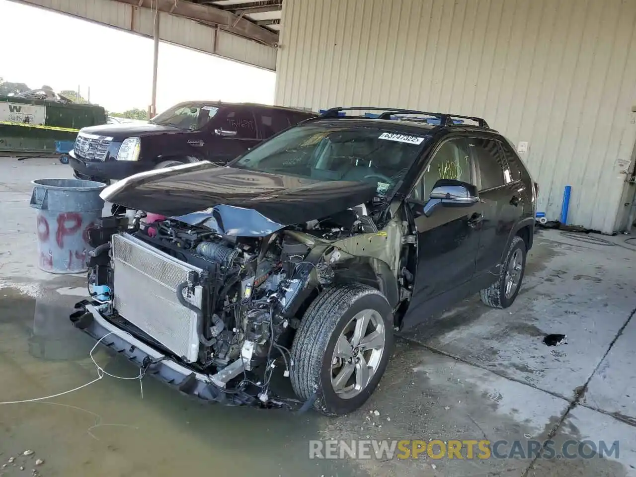 2 Photograph of a damaged car 4T3B6RFV1MU047361 TOYOTA RAV4 2021