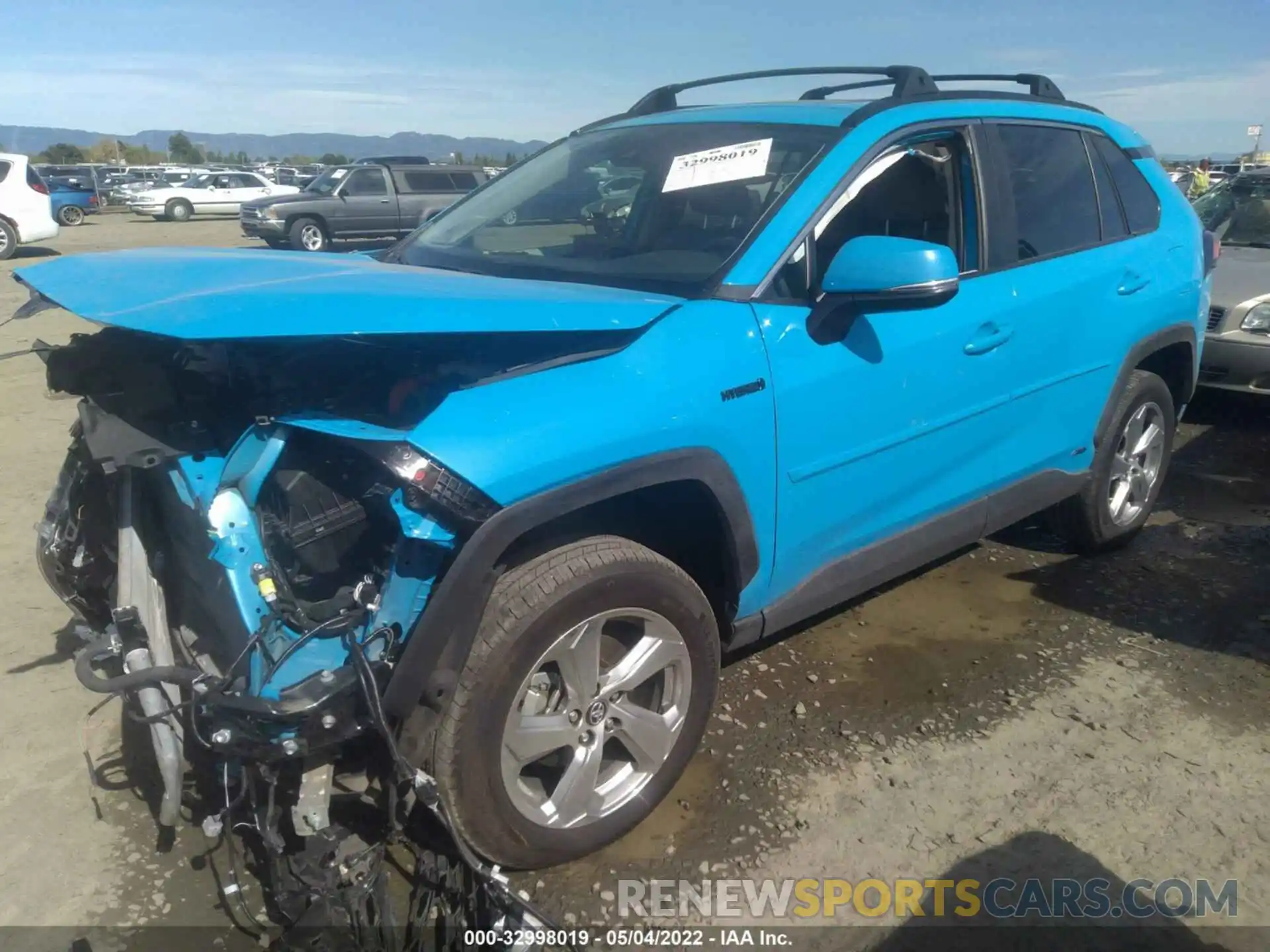 2 Photograph of a damaged car 4T3B6RFV2MU009556 TOYOTA RAV4 2021