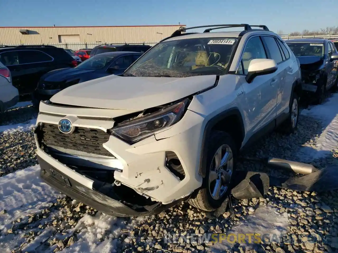 2 Photograph of a damaged car 4T3B6RFV2MU018080 TOYOTA RAV4 2021