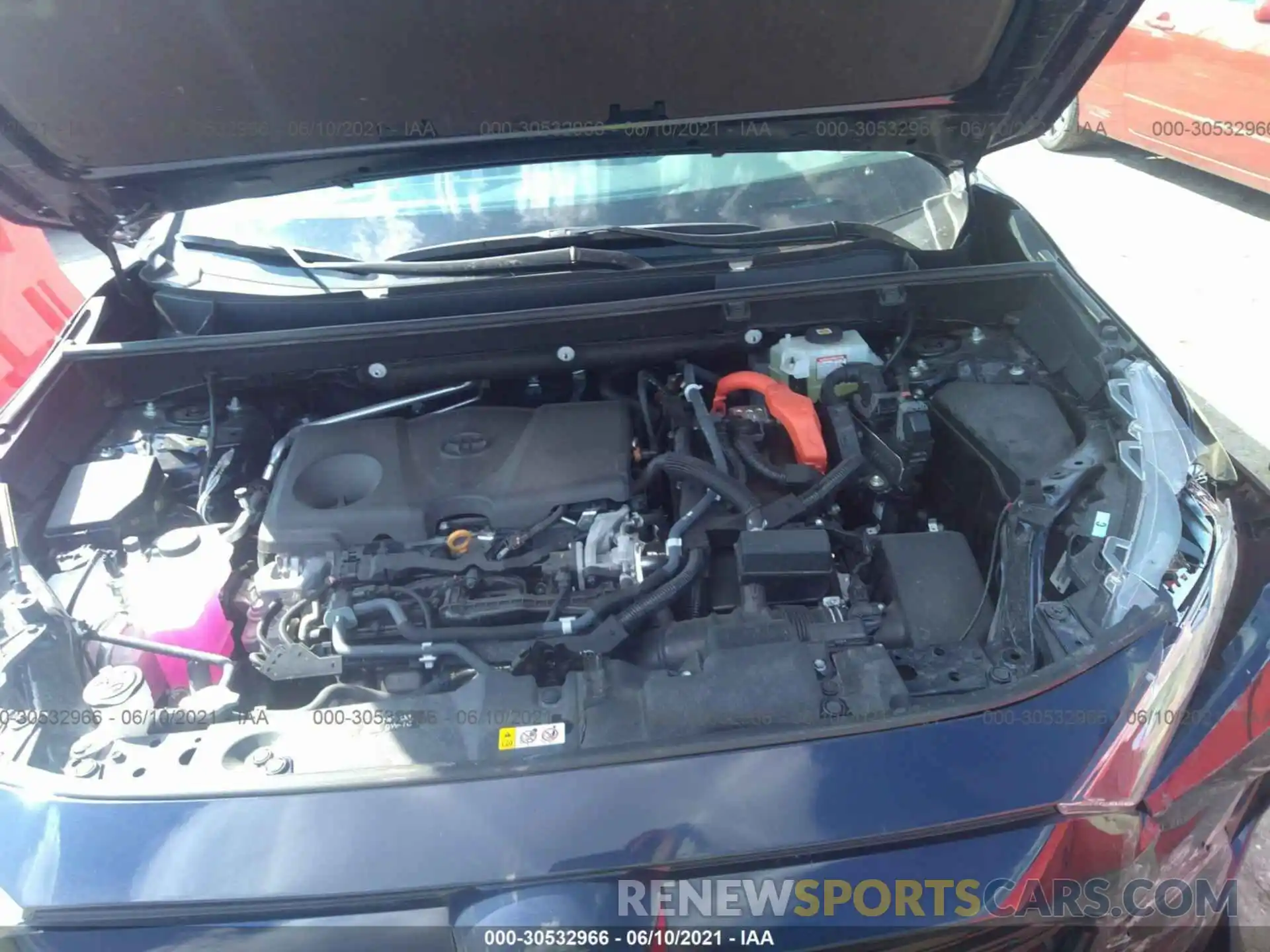 10 Photograph of a damaged car 4T3B6RFV2MU018466 TOYOTA RAV4 2021