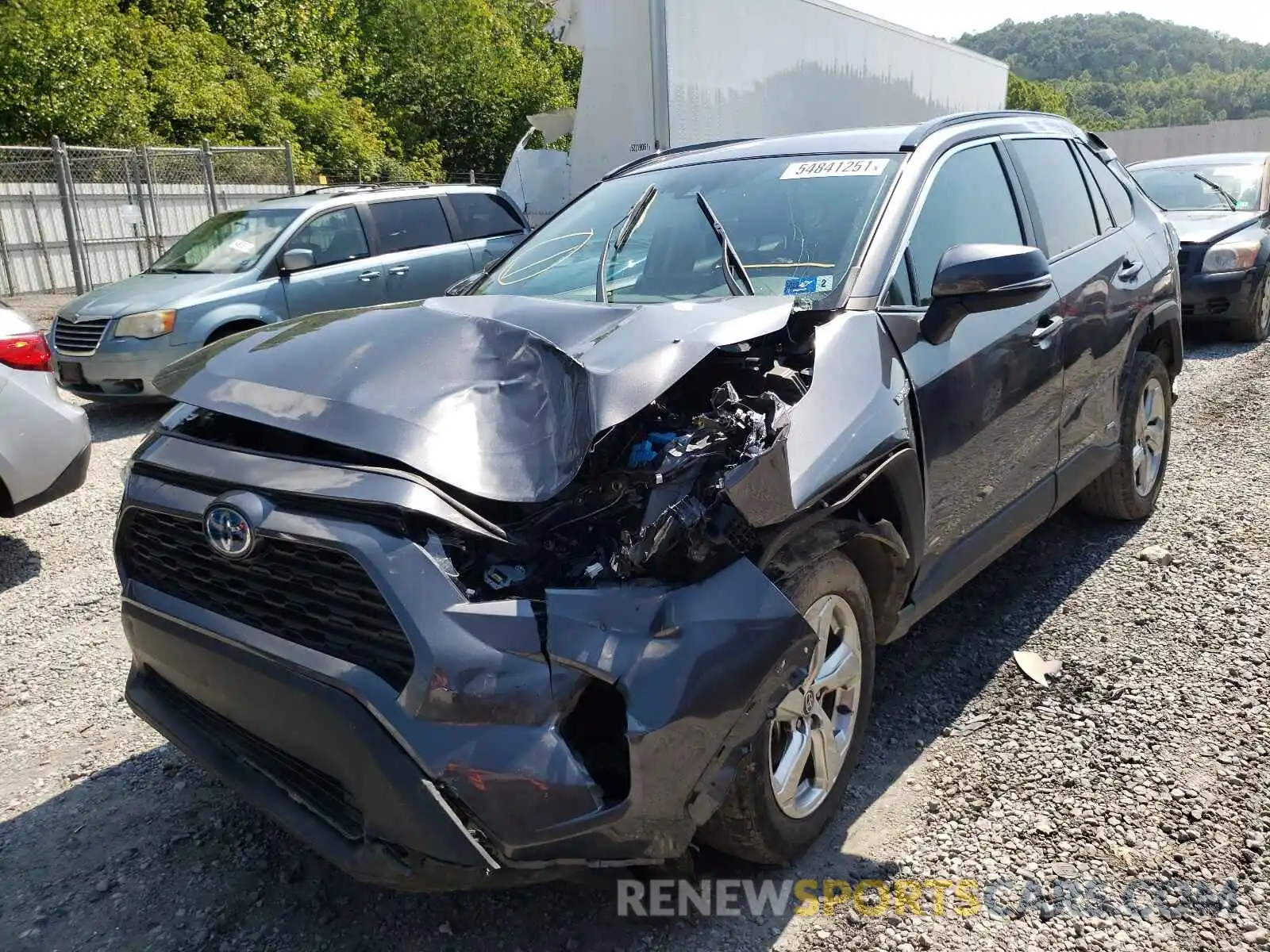 2 Photograph of a damaged car 4T3B6RFV2MU033078 TOYOTA RAV4 2021