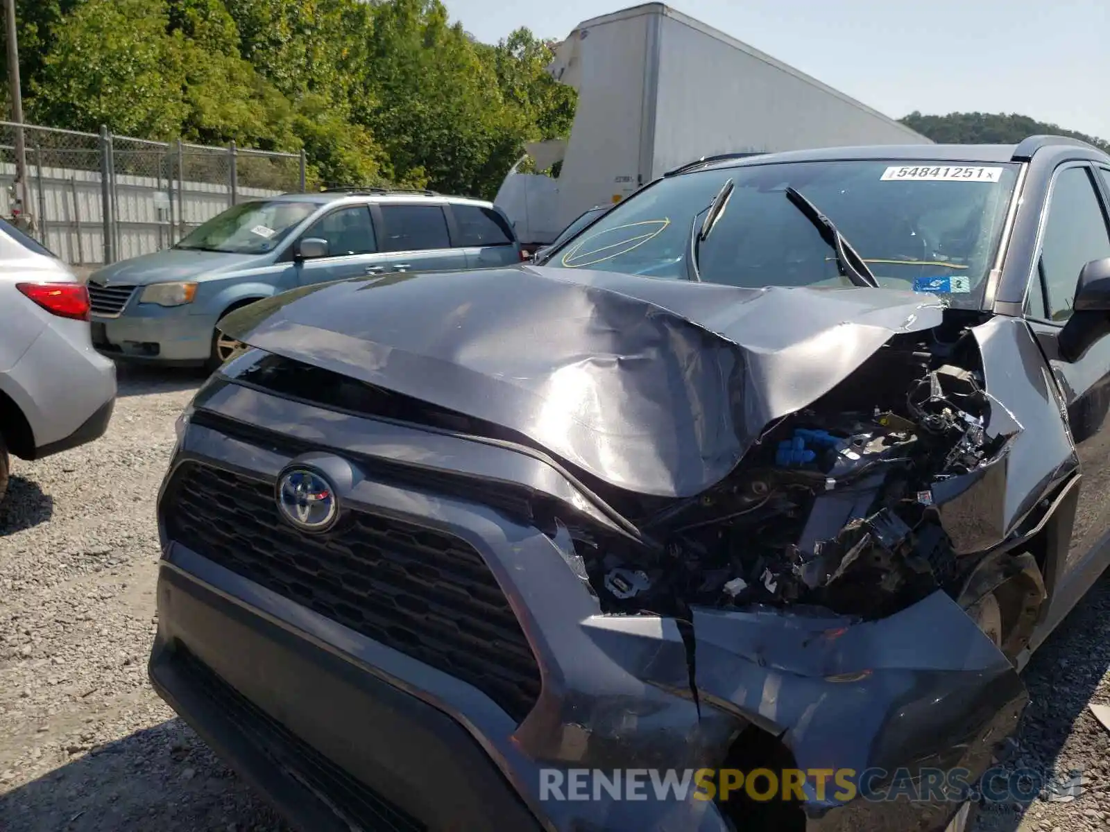 9 Photograph of a damaged car 4T3B6RFV2MU033078 TOYOTA RAV4 2021