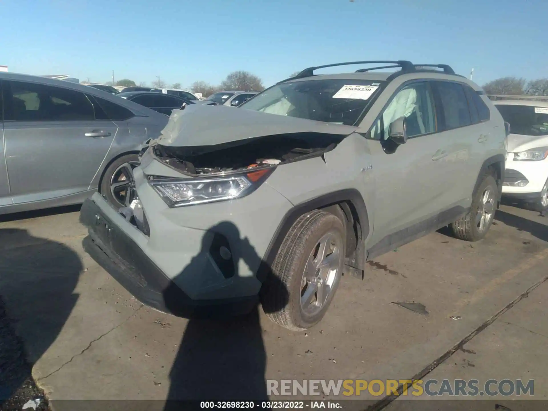 2 Photograph of a damaged car 4T3B6RFV2MU034313 TOYOTA RAV4 2021