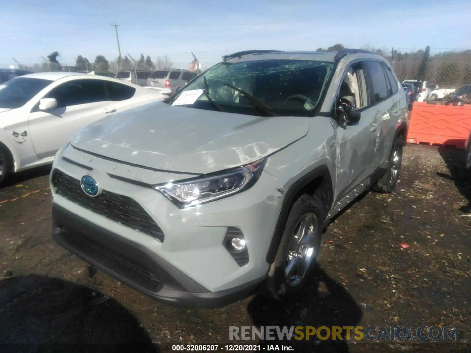 2 Photograph of a damaged car 4T3B6RFV2MU035252 TOYOTA RAV4 2021