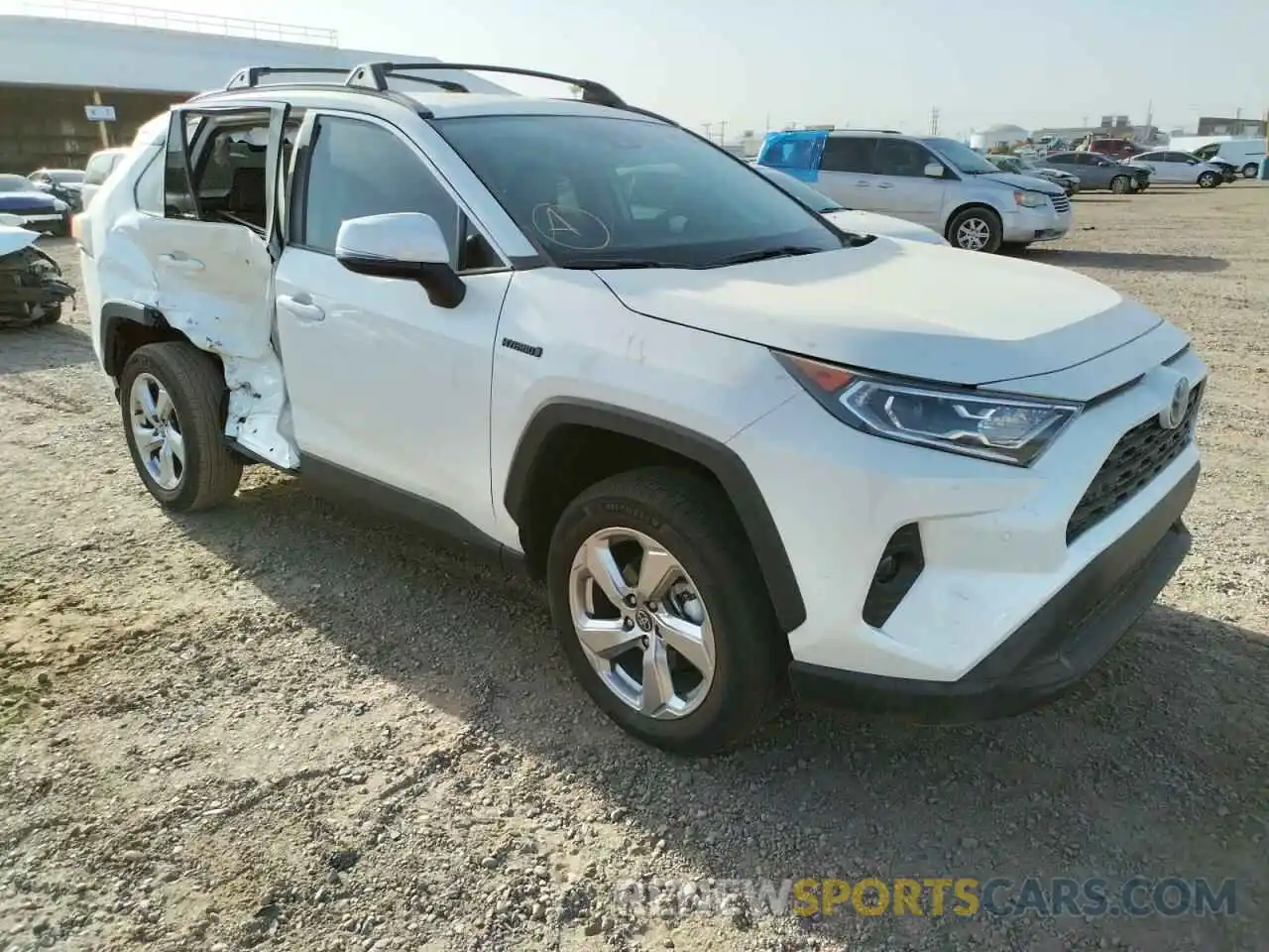 1 Photograph of a damaged car 4T3B6RFV2MU053573 TOYOTA RAV4 2021