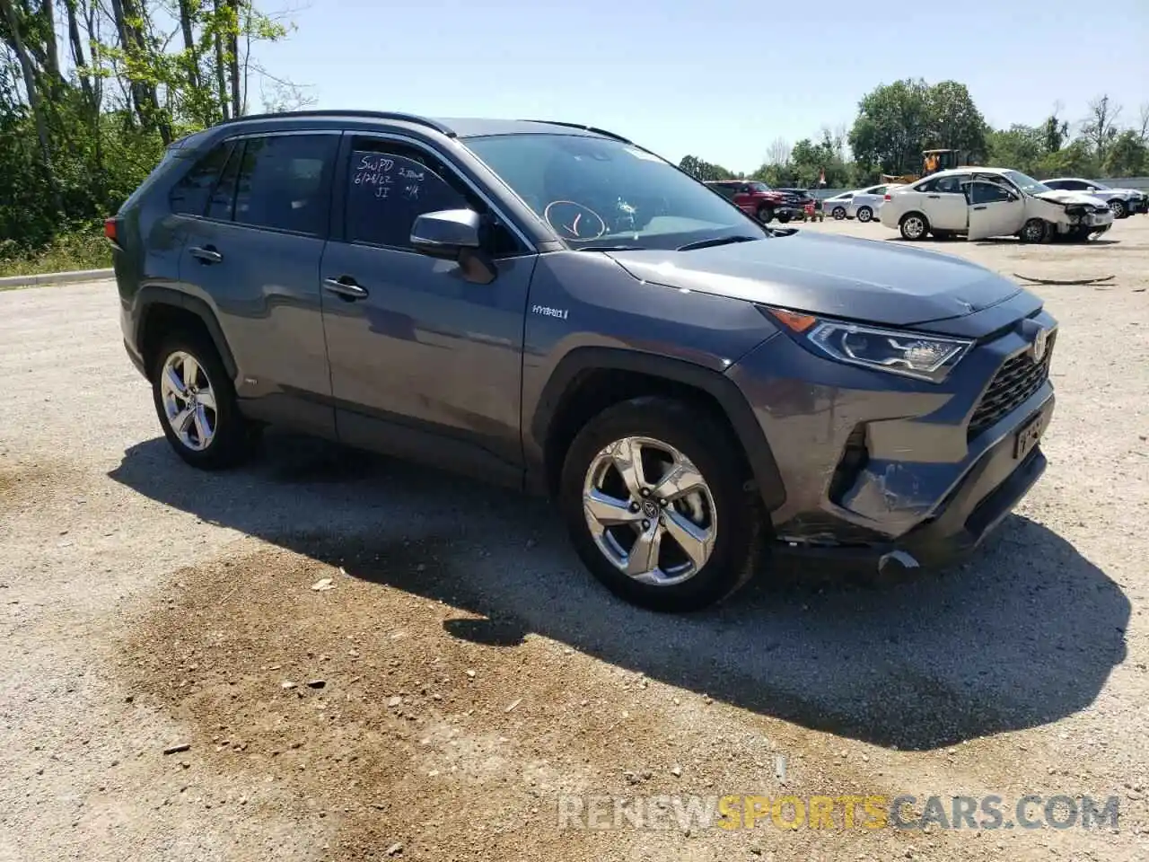 1 Photograph of a damaged car 4T3B6RFV3MU008254 TOYOTA RAV4 2021