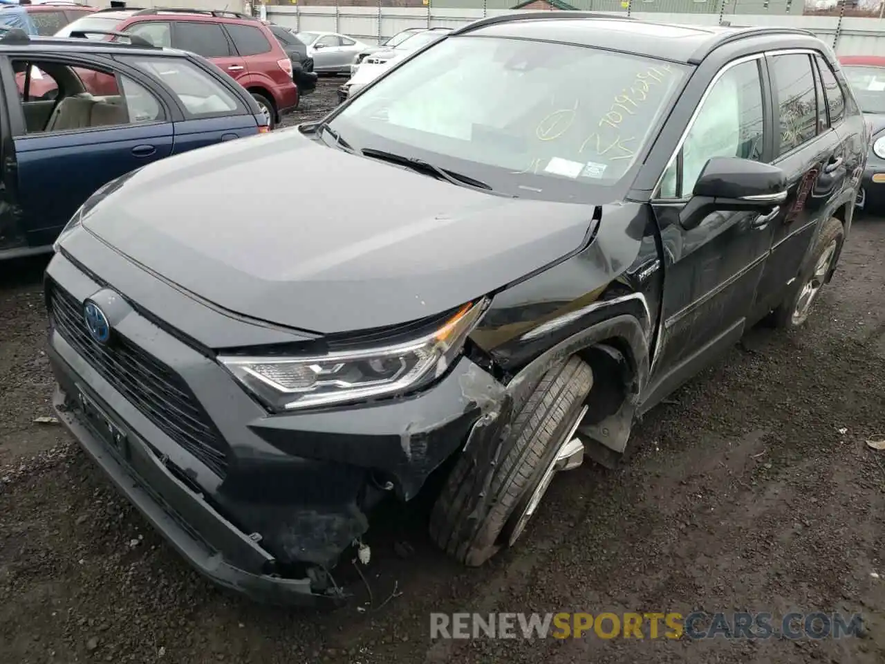 2 Photograph of a damaged car 4T3B6RFV3MU031579 TOYOTA RAV4 2021