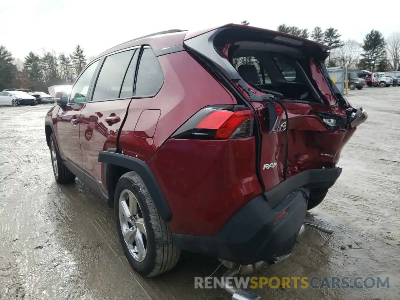 3 Photograph of a damaged car 4T3B6RFV3MU045899 TOYOTA RAV4 2021