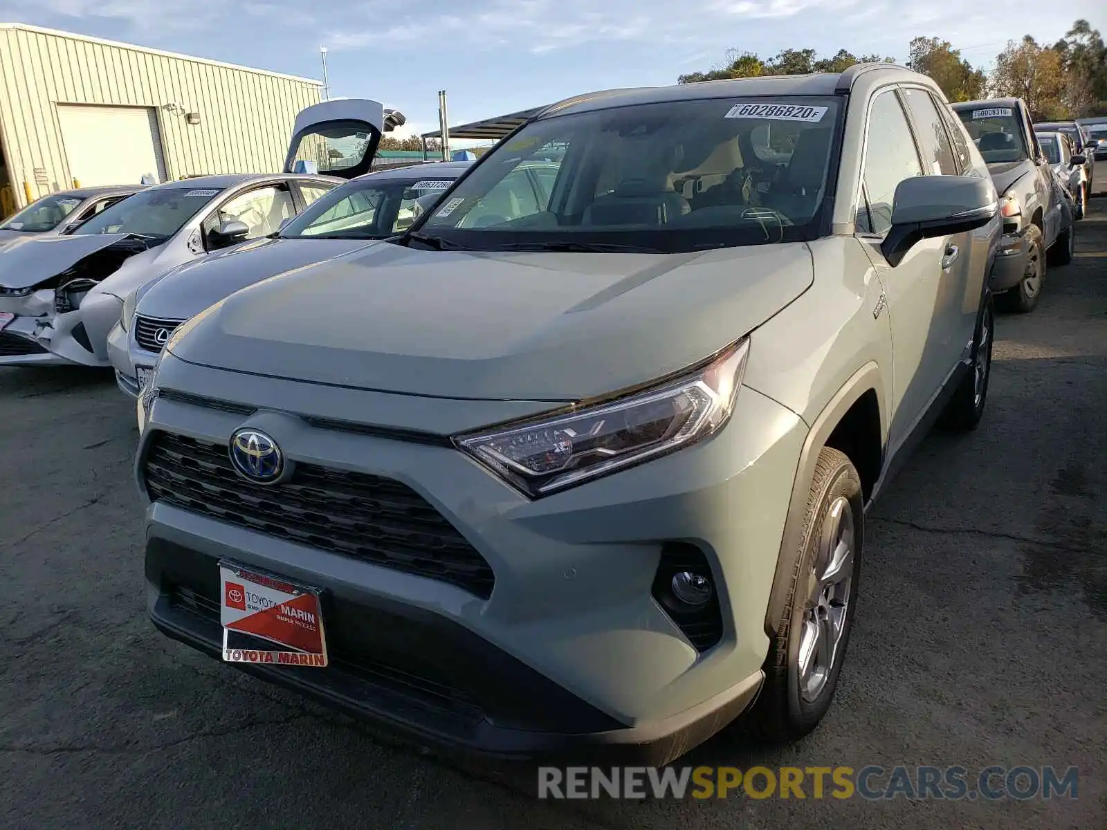 2 Photograph of a damaged car 4T3B6RFV4MU011826 TOYOTA RAV4 2021