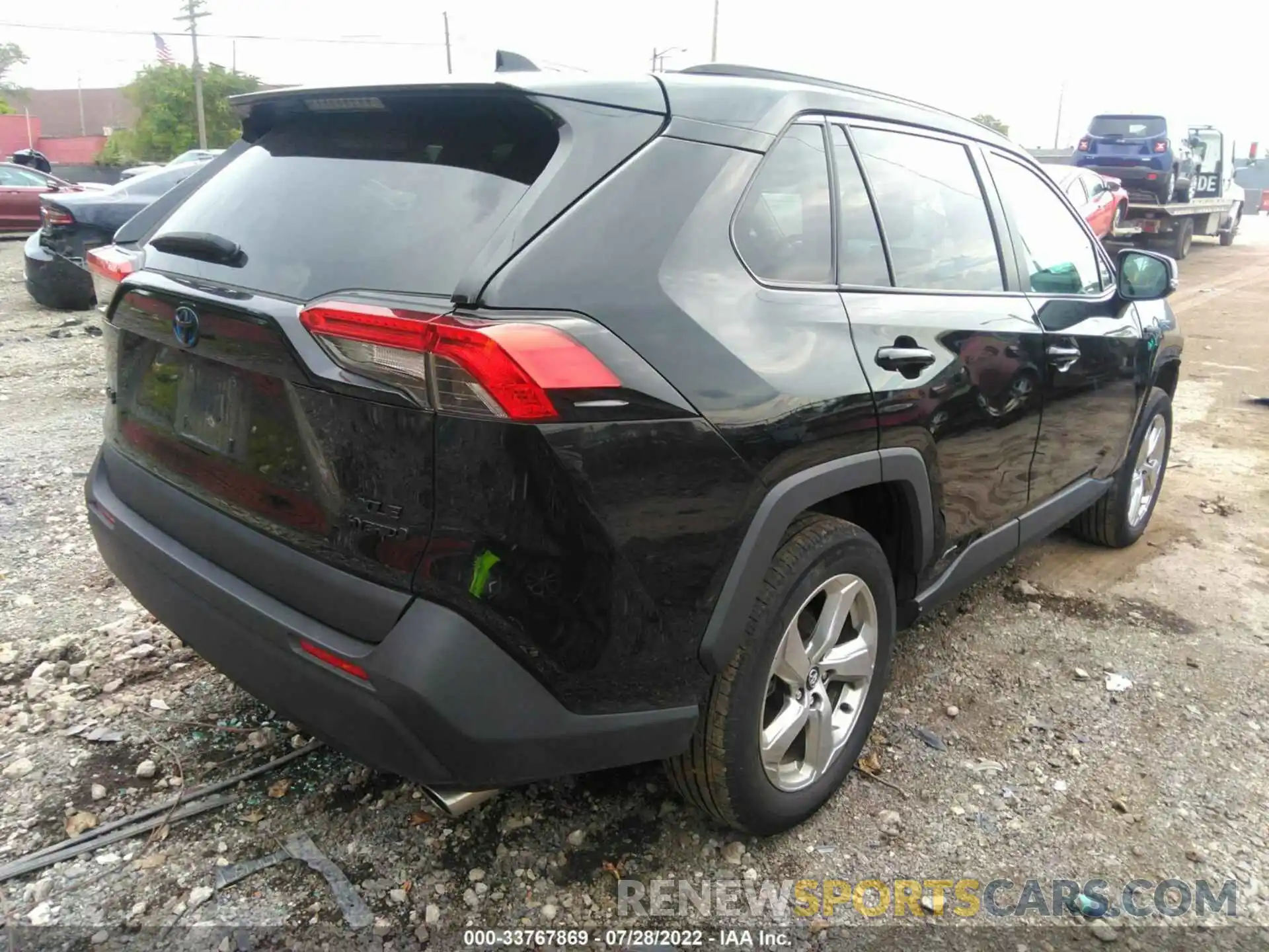 4 Фотография поврежденного автомобиля 4T3B6RFV4MU022714 TOYOTA RAV4 2021