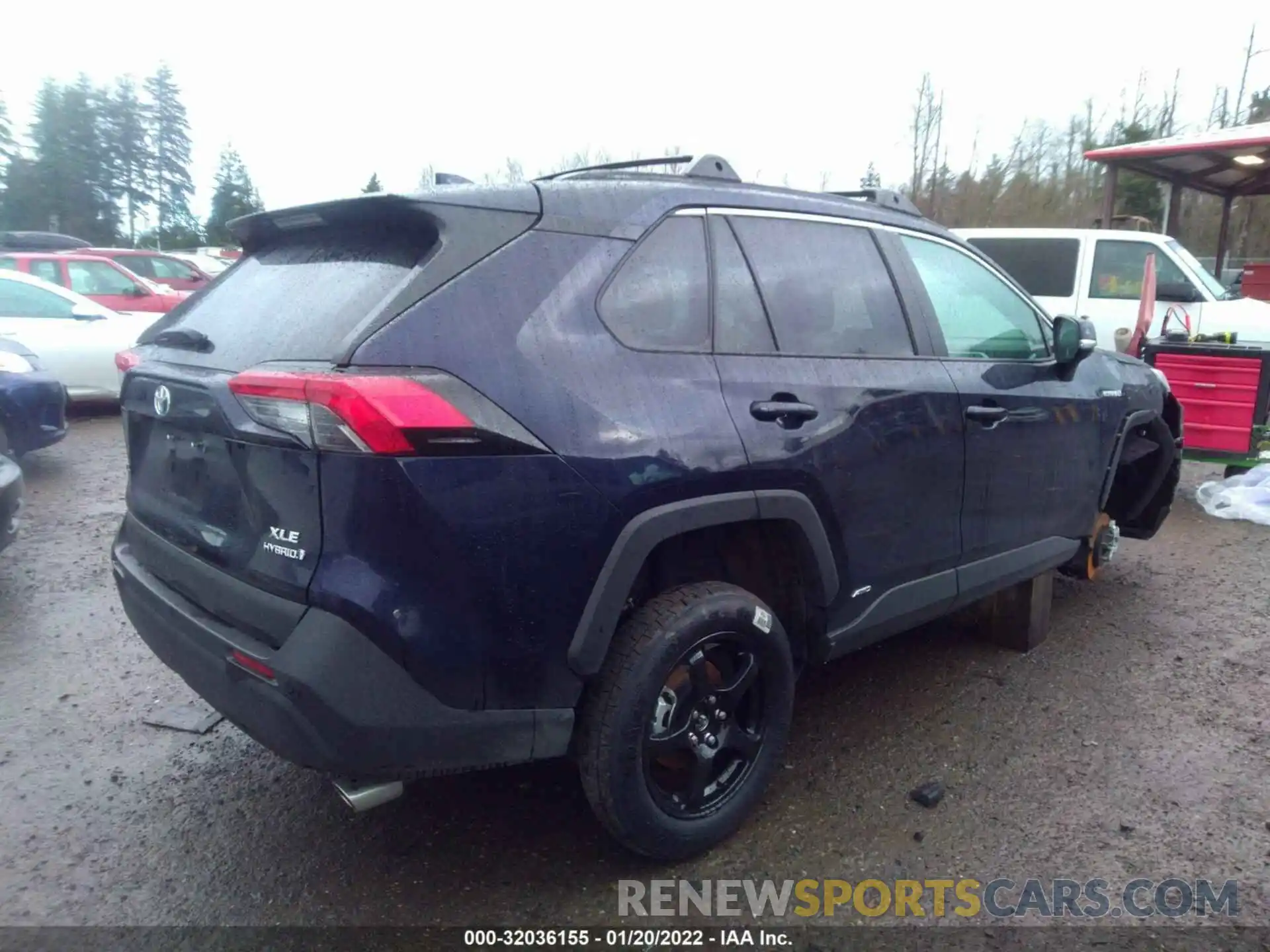 4 Photograph of a damaged car 4T3B6RFV4MU042333 TOYOTA RAV4 2021