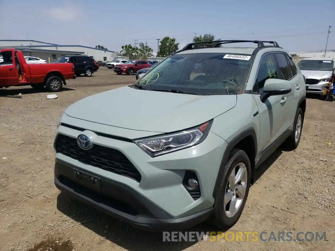 2 Photograph of a damaged car 4T3B6RFV4MU042414 TOYOTA RAV4 2021