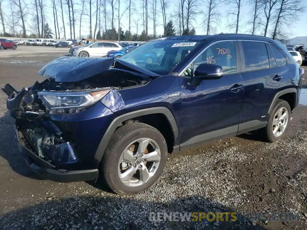 2 Photograph of a damaged car 4T3B6RFV4MU044907 TOYOTA RAV4 2021