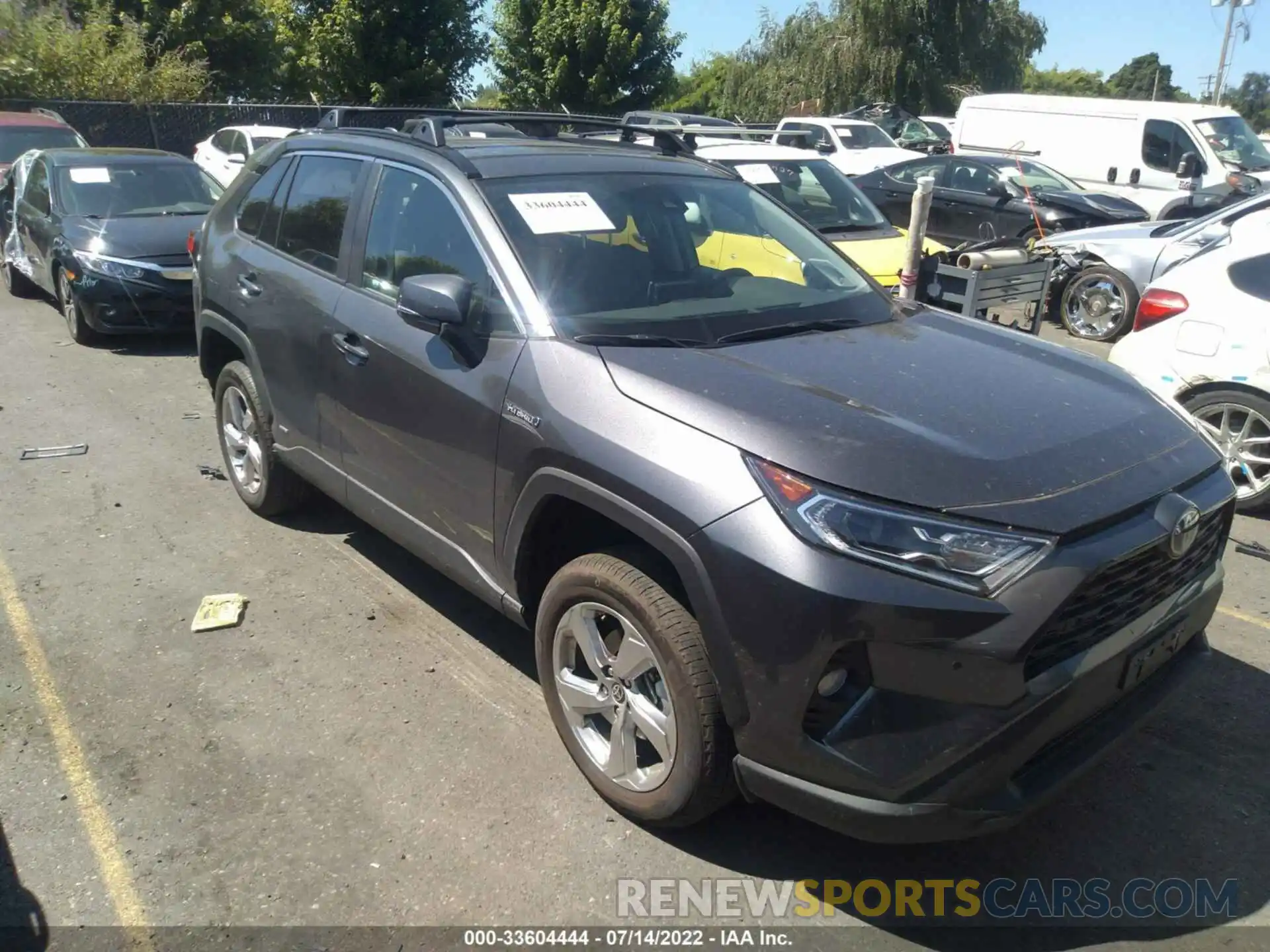 1 Photograph of a damaged car 4T3B6RFV4MU054854 TOYOTA RAV4 2021