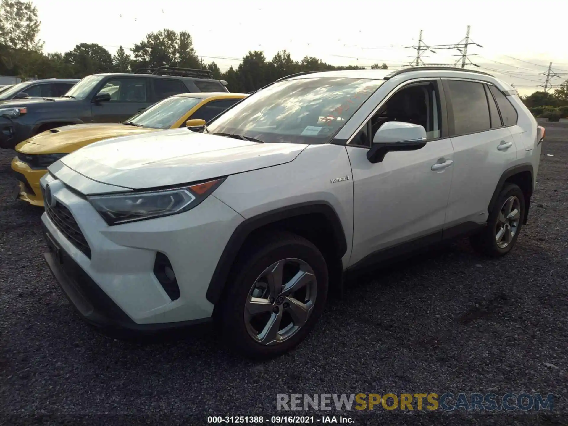 2 Photograph of a damaged car 4T3B6RFV5MU045080 TOYOTA RAV4 2021