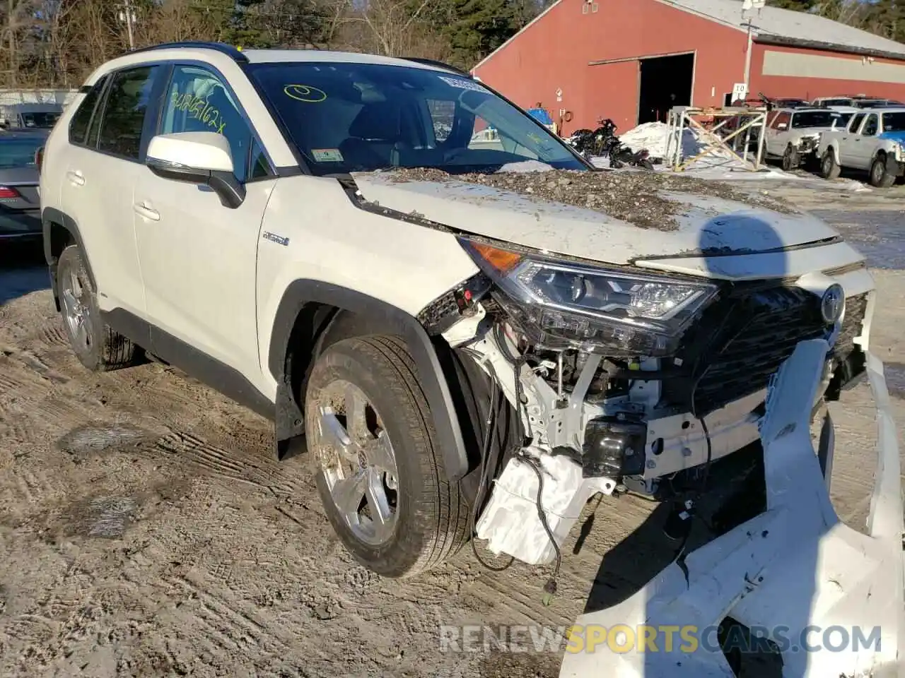 1 Photograph of a damaged car 4T3B6RFV5MU054748 TOYOTA RAV4 2021