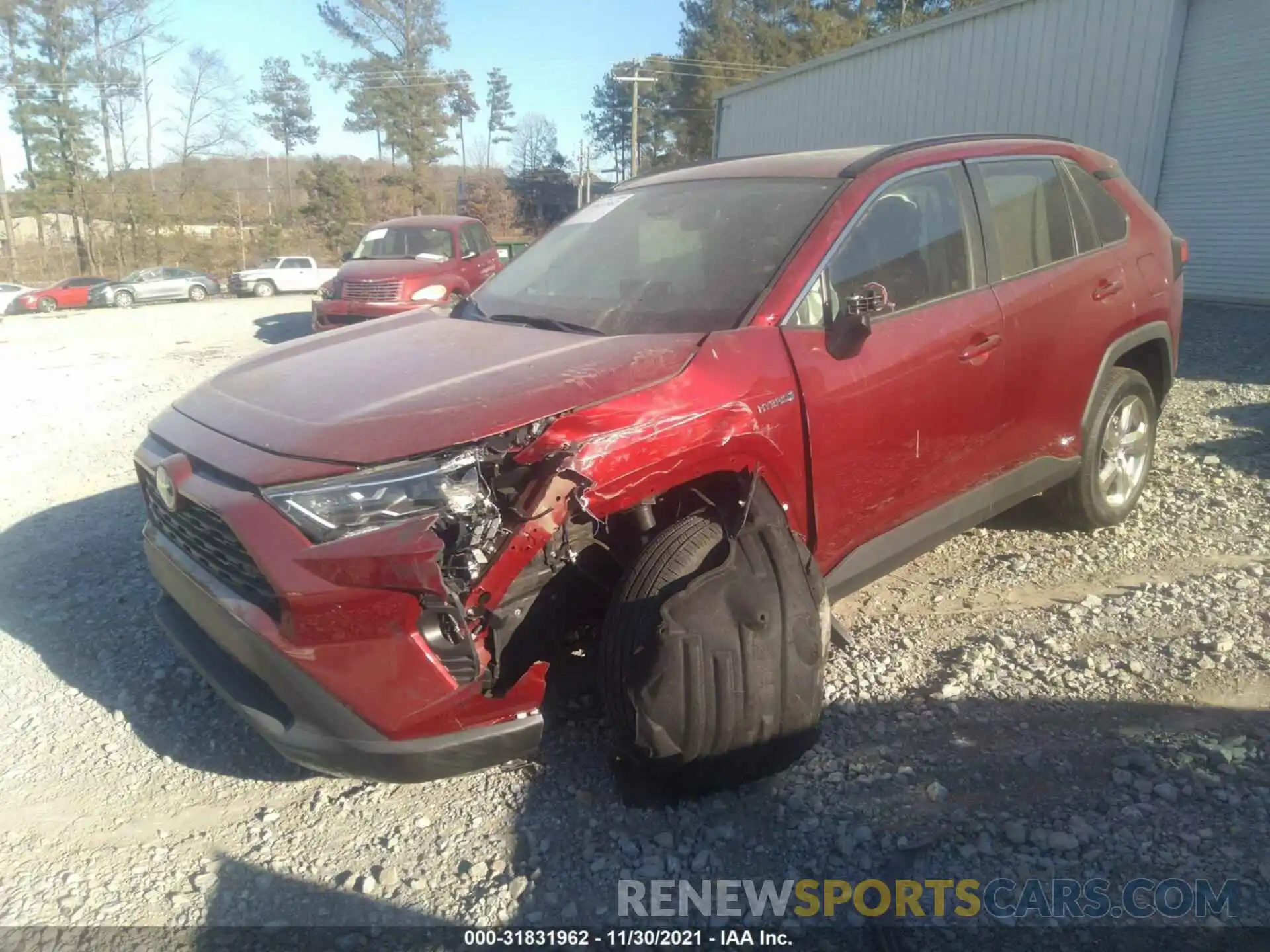 2 Photograph of a damaged car 4T3B6RFV6MU027266 TOYOTA RAV4 2021