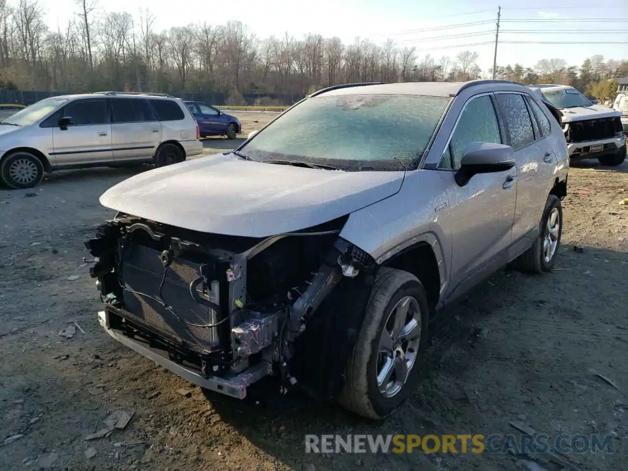 2 Photograph of a damaged car 4T3B6RFV6MU041037 TOYOTA RAV4 2021