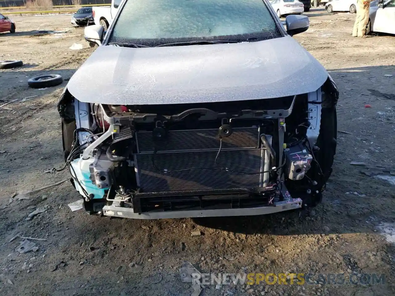 9 Photograph of a damaged car 4T3B6RFV6MU041037 TOYOTA RAV4 2021