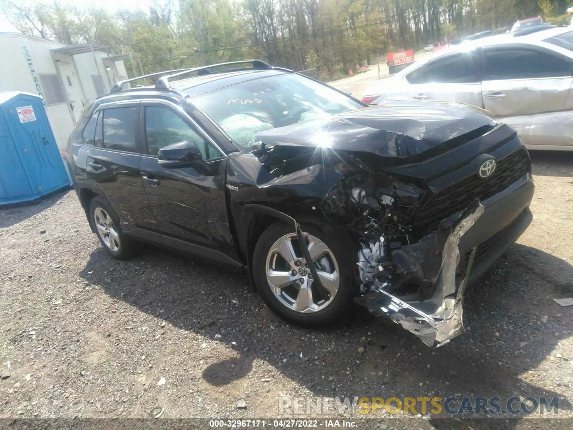 1 Photograph of a damaged car 4T3B6RFV6MU055830 TOYOTA RAV4 2021