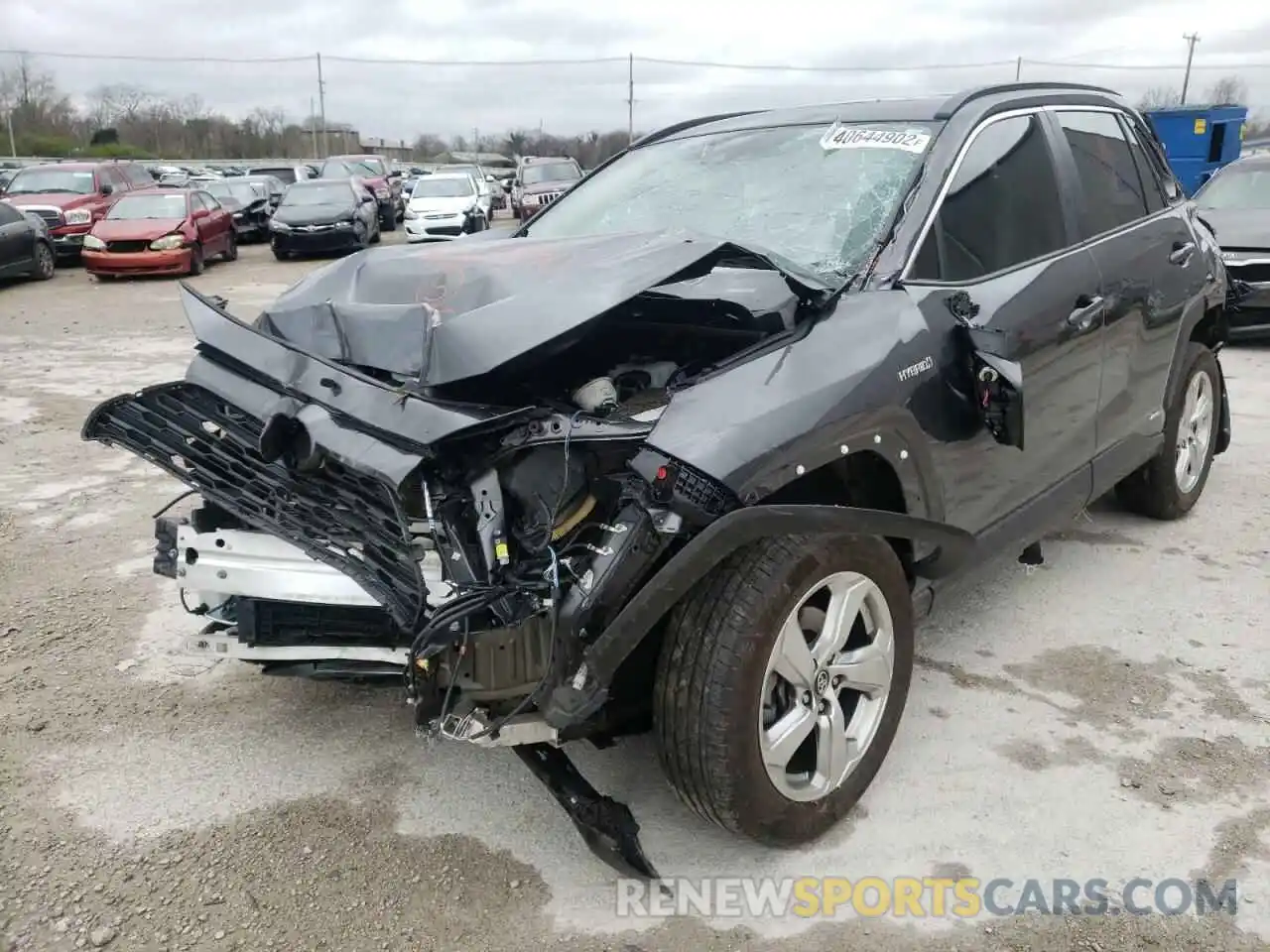 2 Photograph of a damaged car 4T3B6RFV7MU018446 TOYOTA RAV4 2021