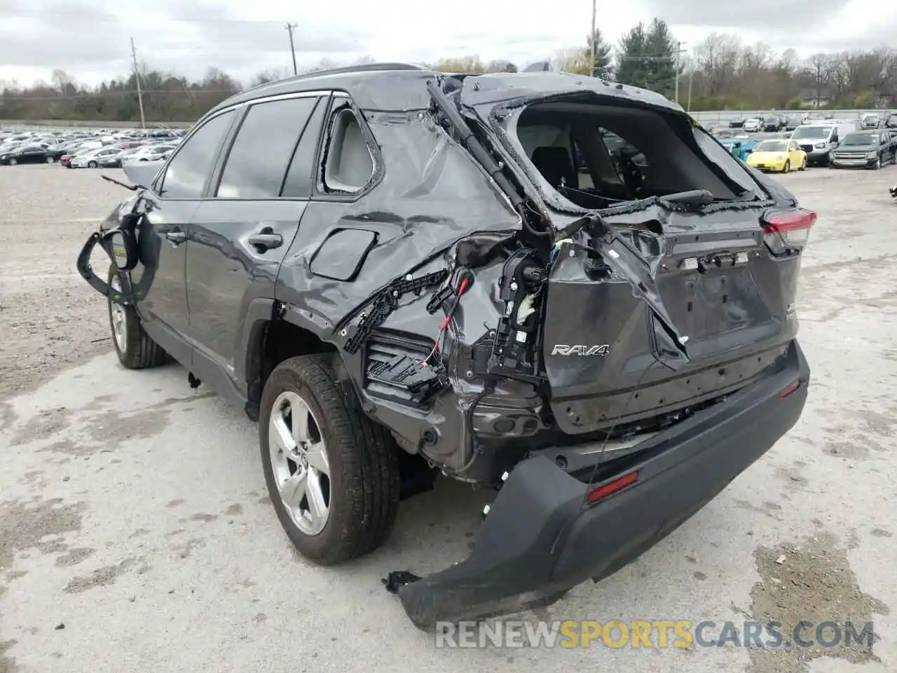 3 Photograph of a damaged car 4T3B6RFV7MU018446 TOYOTA RAV4 2021