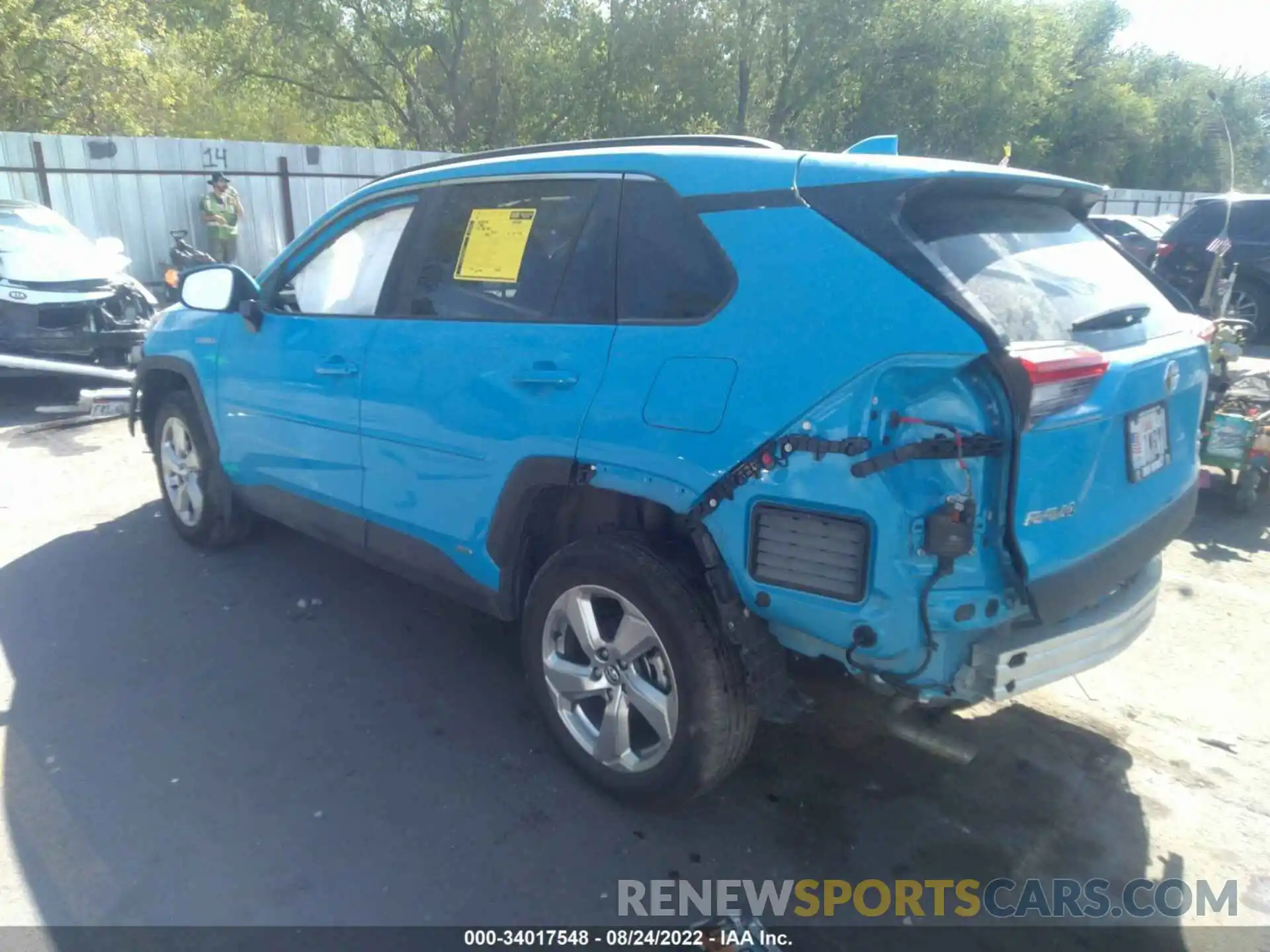 3 Photograph of a damaged car 4T3B6RFV7MU019242 TOYOTA RAV4 2021