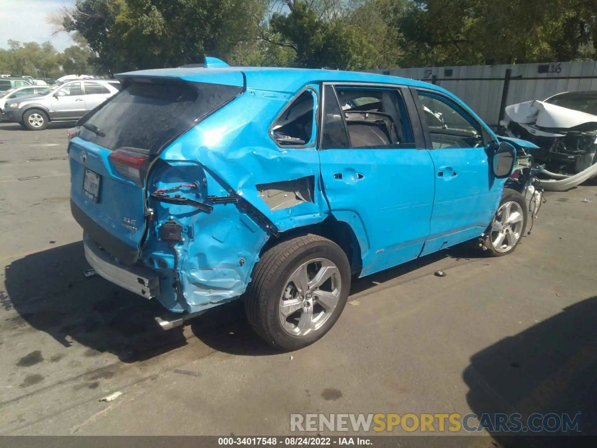 4 Photograph of a damaged car 4T3B6RFV7MU019242 TOYOTA RAV4 2021