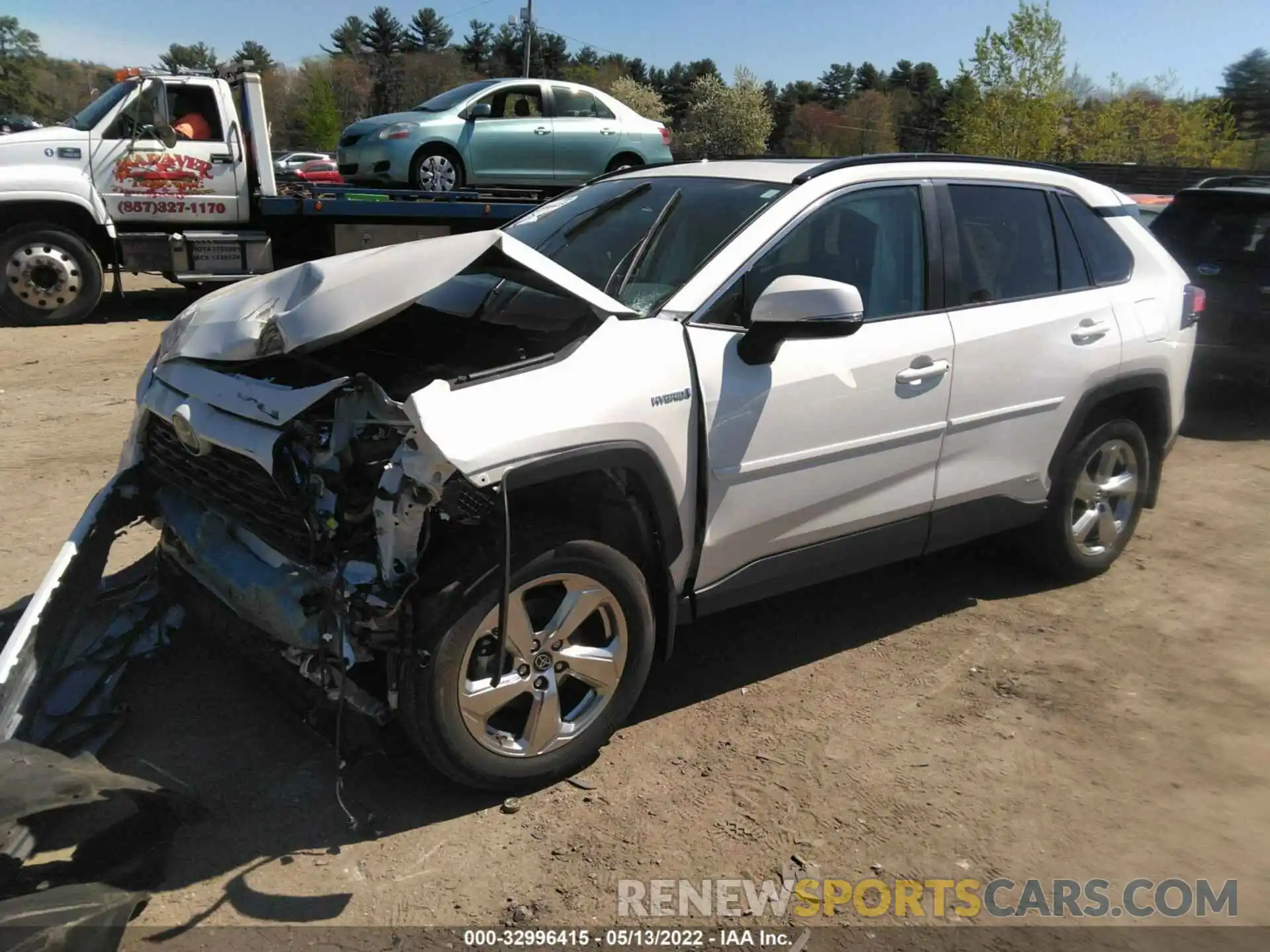 2 Photograph of a damaged car 4T3B6RFV7MU026515 TOYOTA RAV4 2021